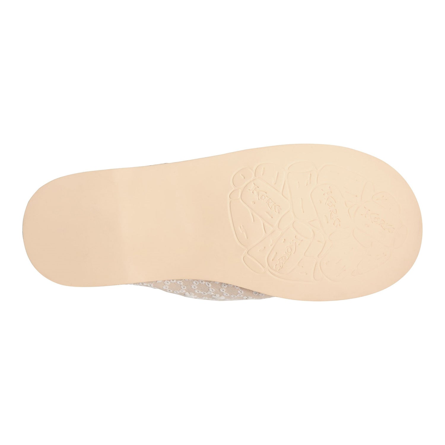 Peltz Shoes  Women's KORKS Poppy Sandal Cream KR0012579