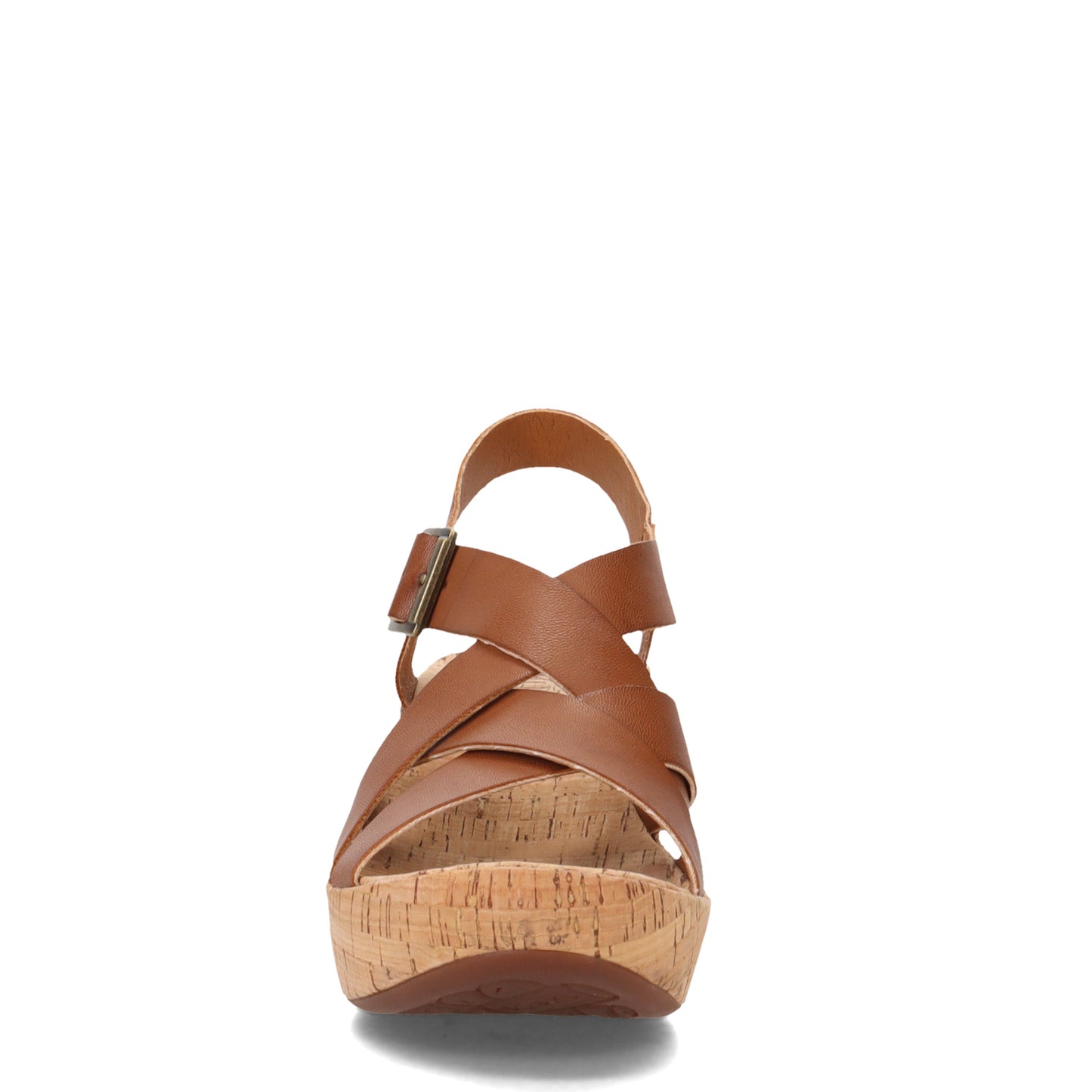 Peltz Shoes  Women's KORKS Nova Sandal Light Brown KR0013141