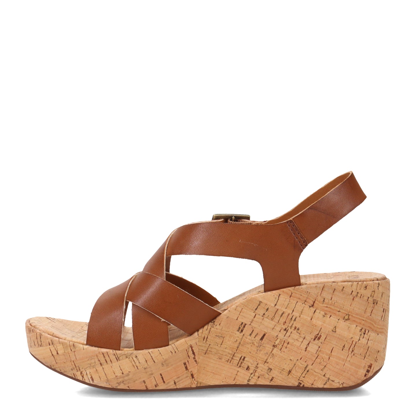 Peltz Shoes  Women's KORKS Nova Sandal Light Brown KR0013141