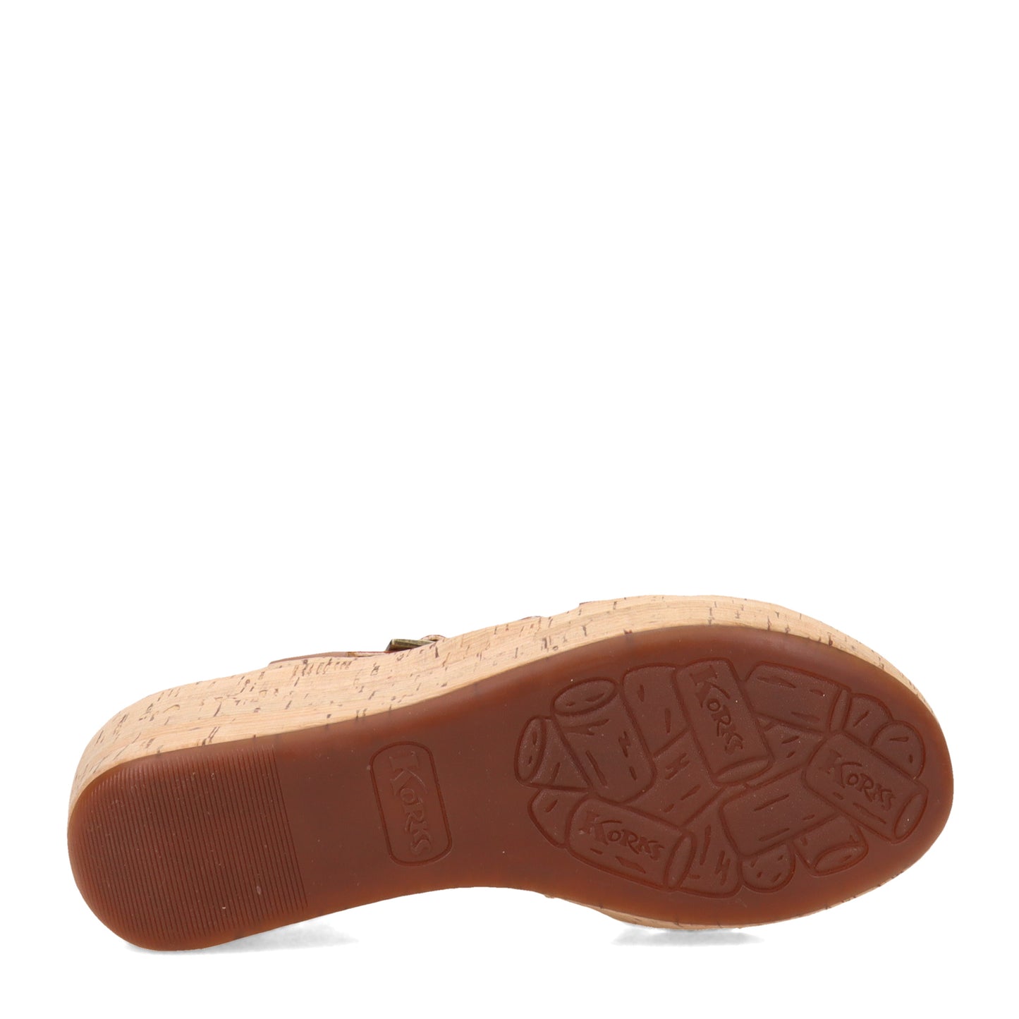 Peltz Shoes  Women's KORKS Nova Sandal Light Brown KR0013141