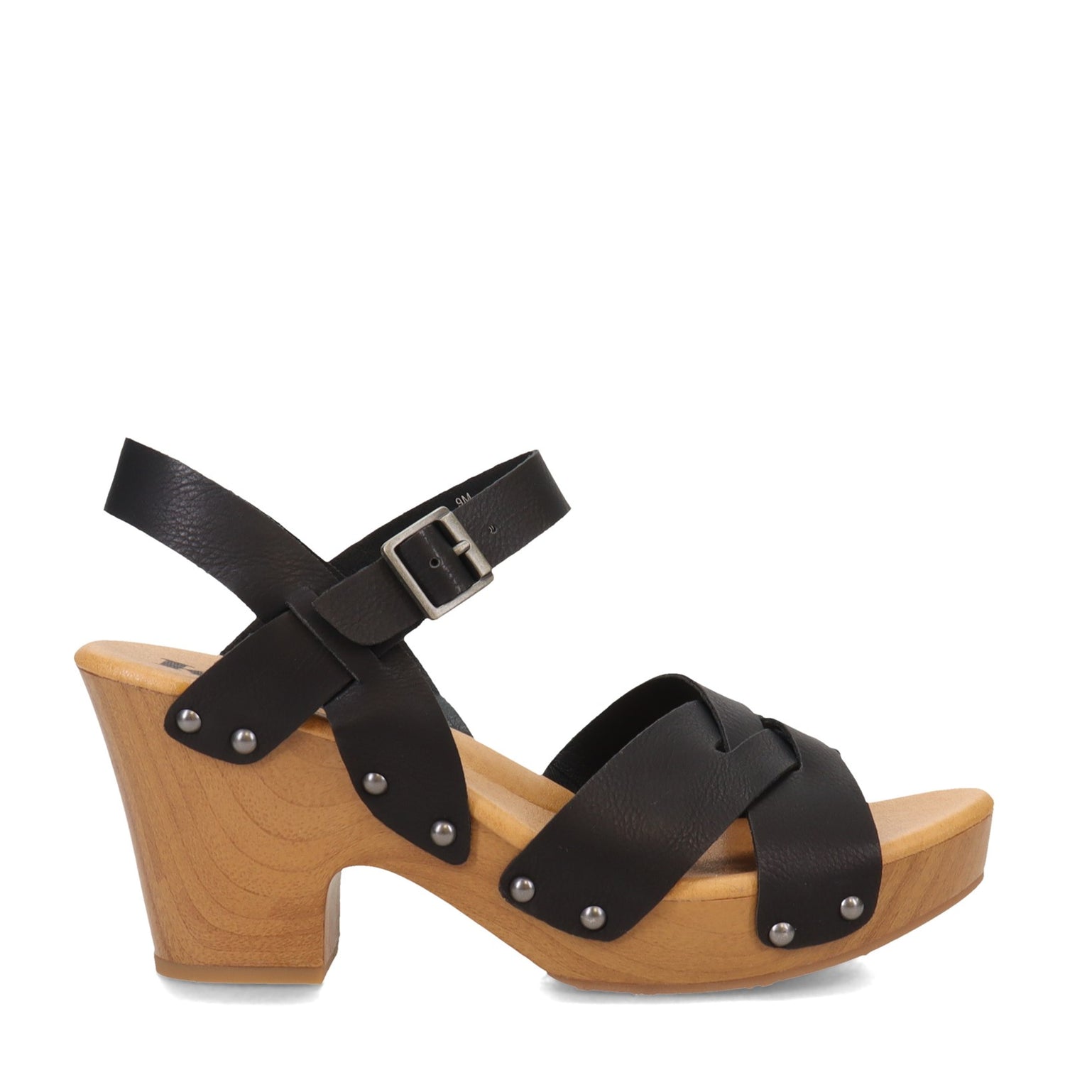 Peltz Shoes  Women's KORKS Bagley Sandal Black KR0013509
