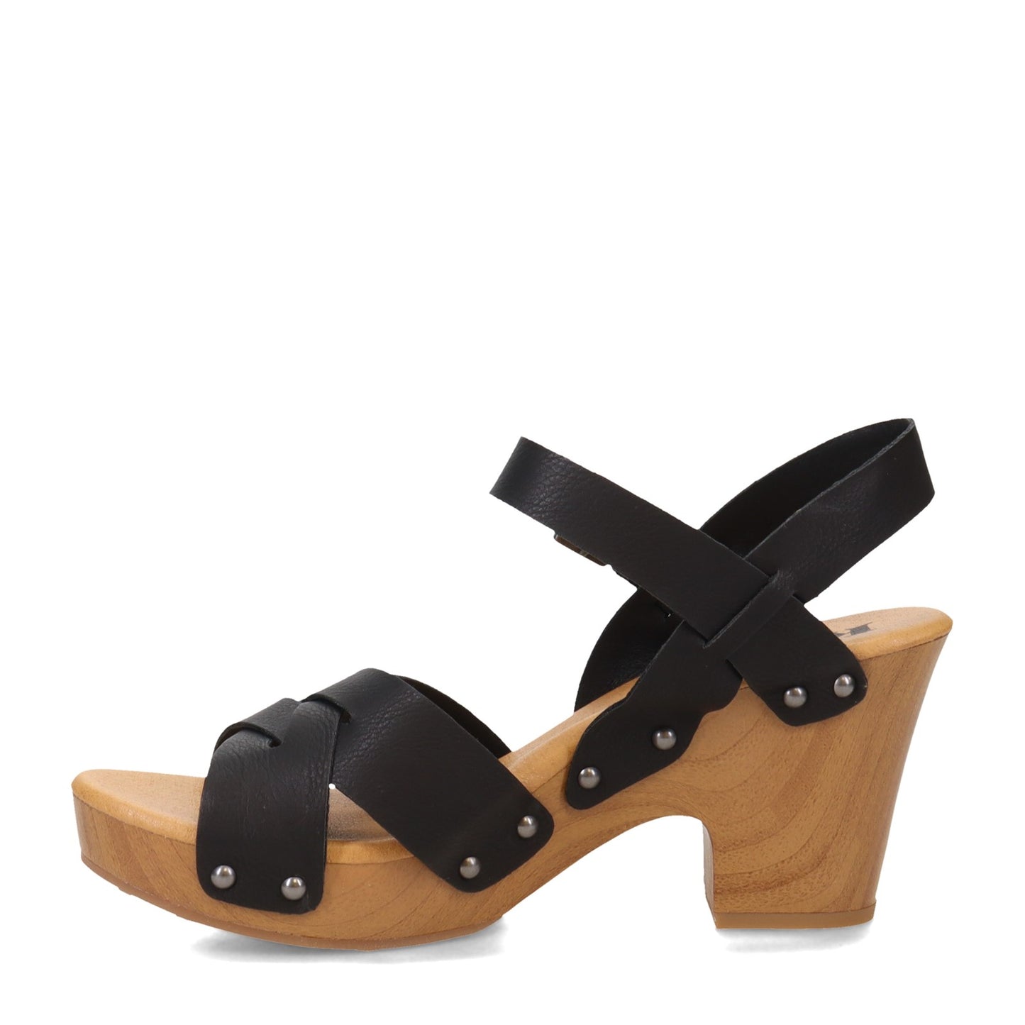 Peltz Shoes  Women's KORKS Bagley Sandal Black KR0013509