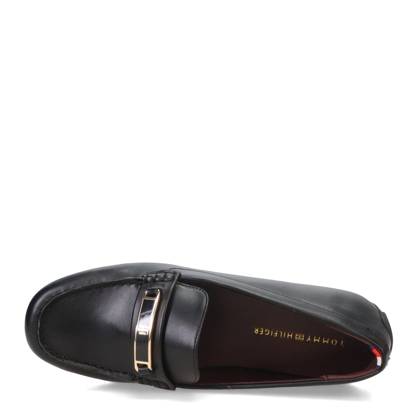Peltz Shoes  Women's Tommy Hilfiger Kyria Loafer BLACK KYRIA2-BLK01