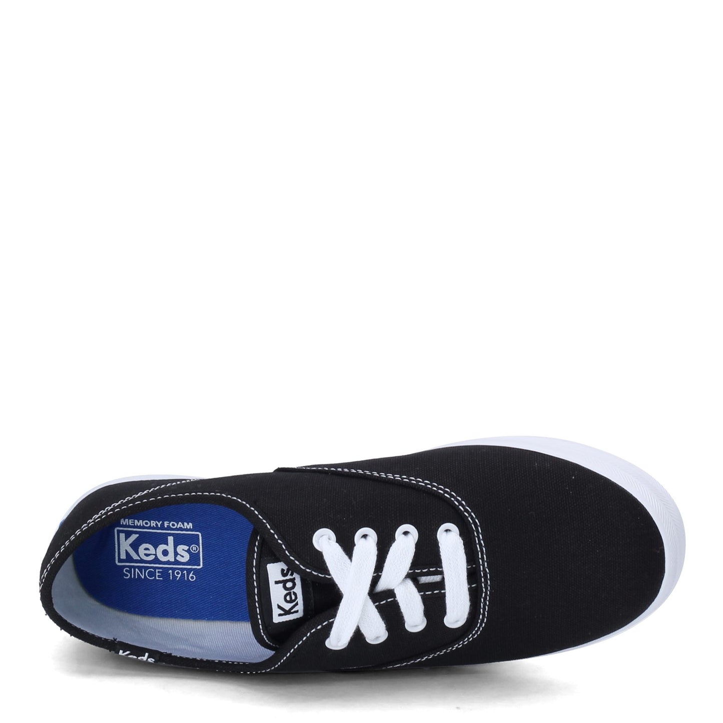 Peltz Shoes  Girl's Keds Champion CVO Sneaker - Little Kid & Big Kid BLACK / WHITE KY34120