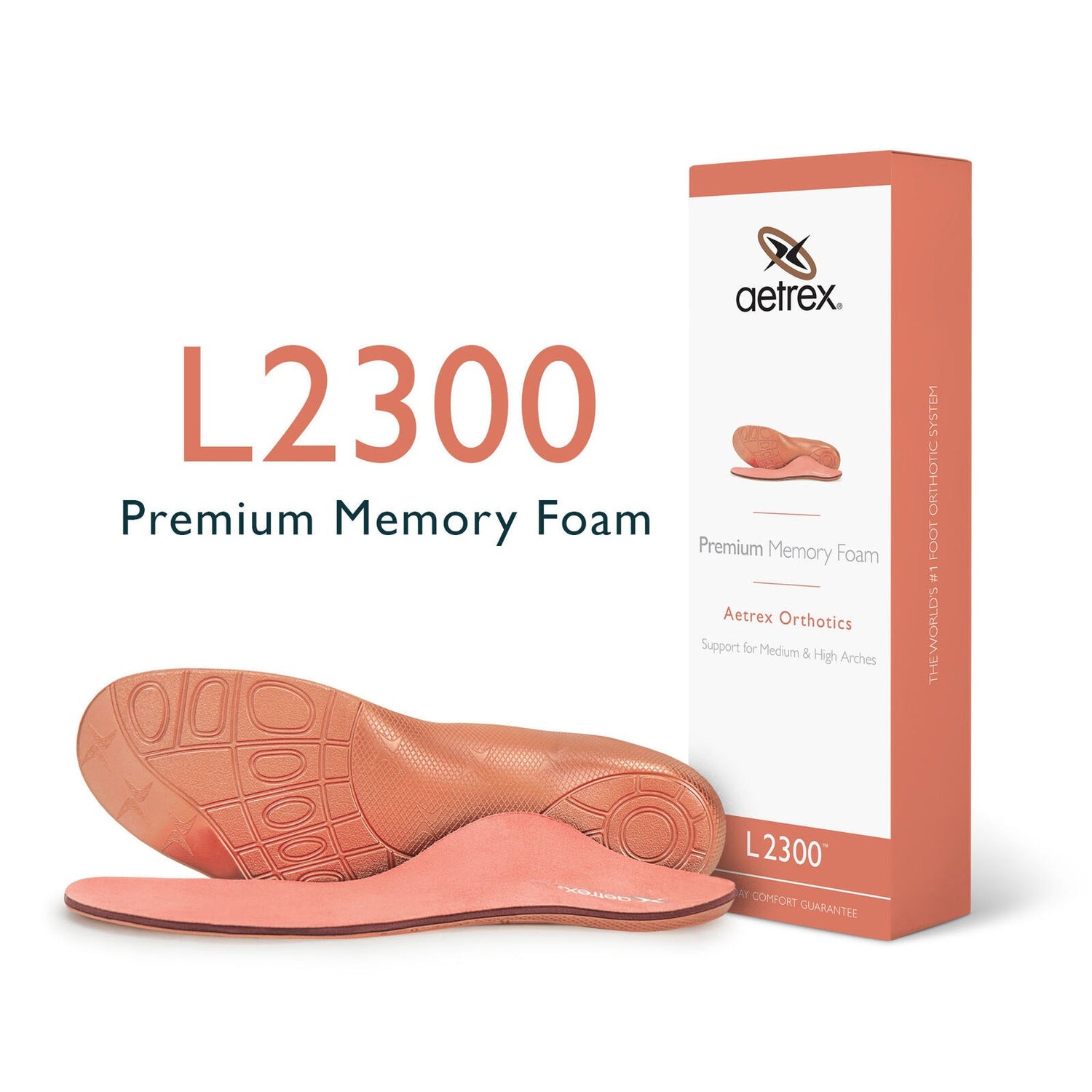 Peltz Shoes  Women's Lynco by Aetrex Premium Memory Foam Orthotics Transparent L2300W