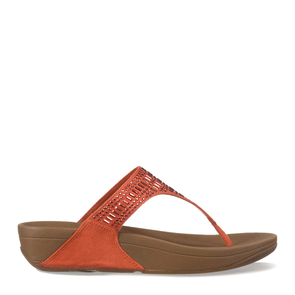 Women's FitFlop Incastone Sandal FIRE RED L85-617