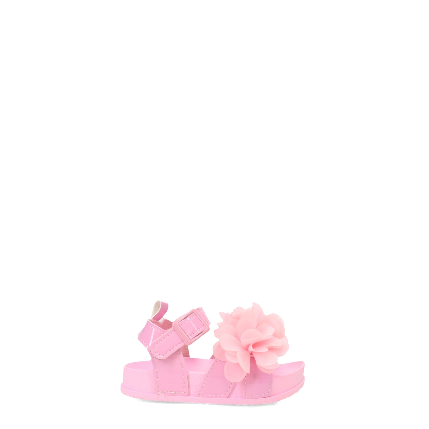 Peltz Shoes  Girl's Laura Ashley La Flower Sandal - Toddler PINK LA87397H-PNK