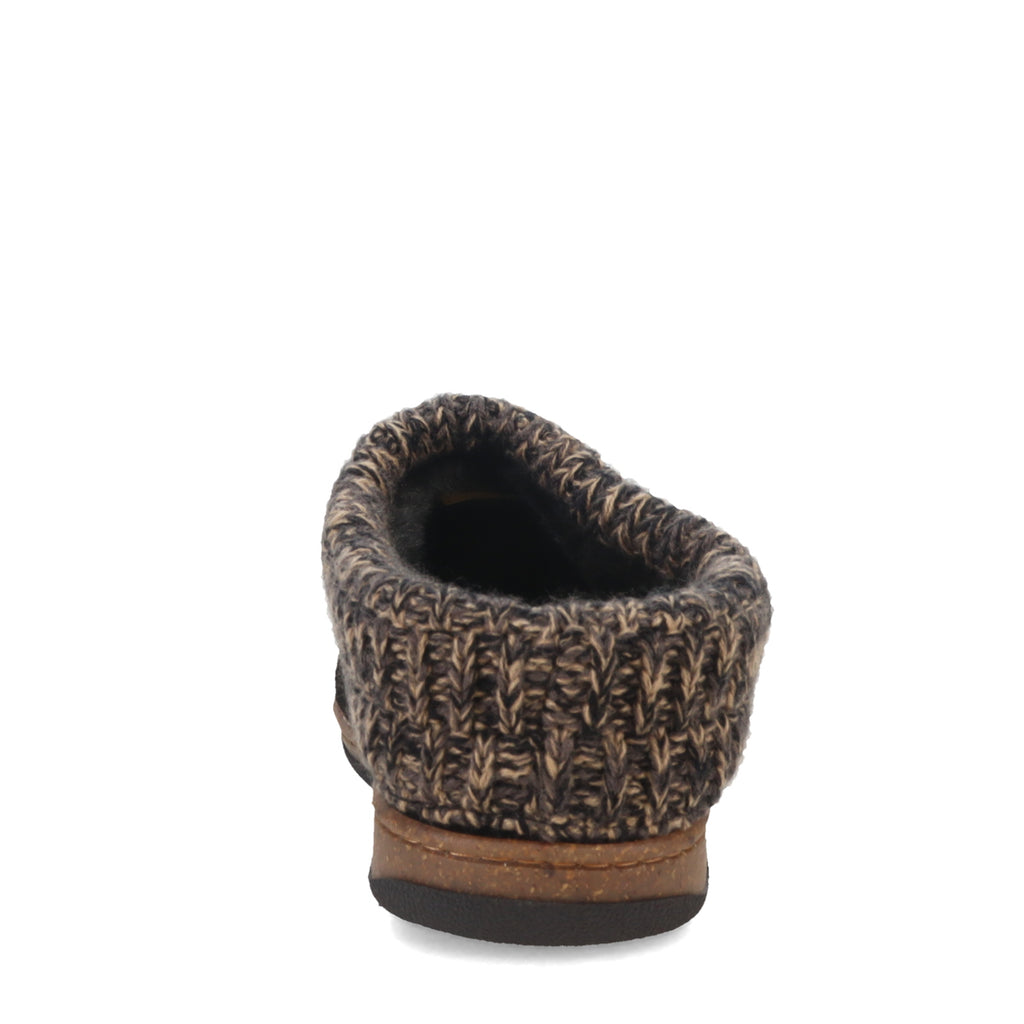 Women's Clarks Knit Collar Slipper Clog BLACK LB1031-201