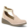 Peltz Shoes  Women's Fly London Leda Mary Jane CONCRETE LEDA-001