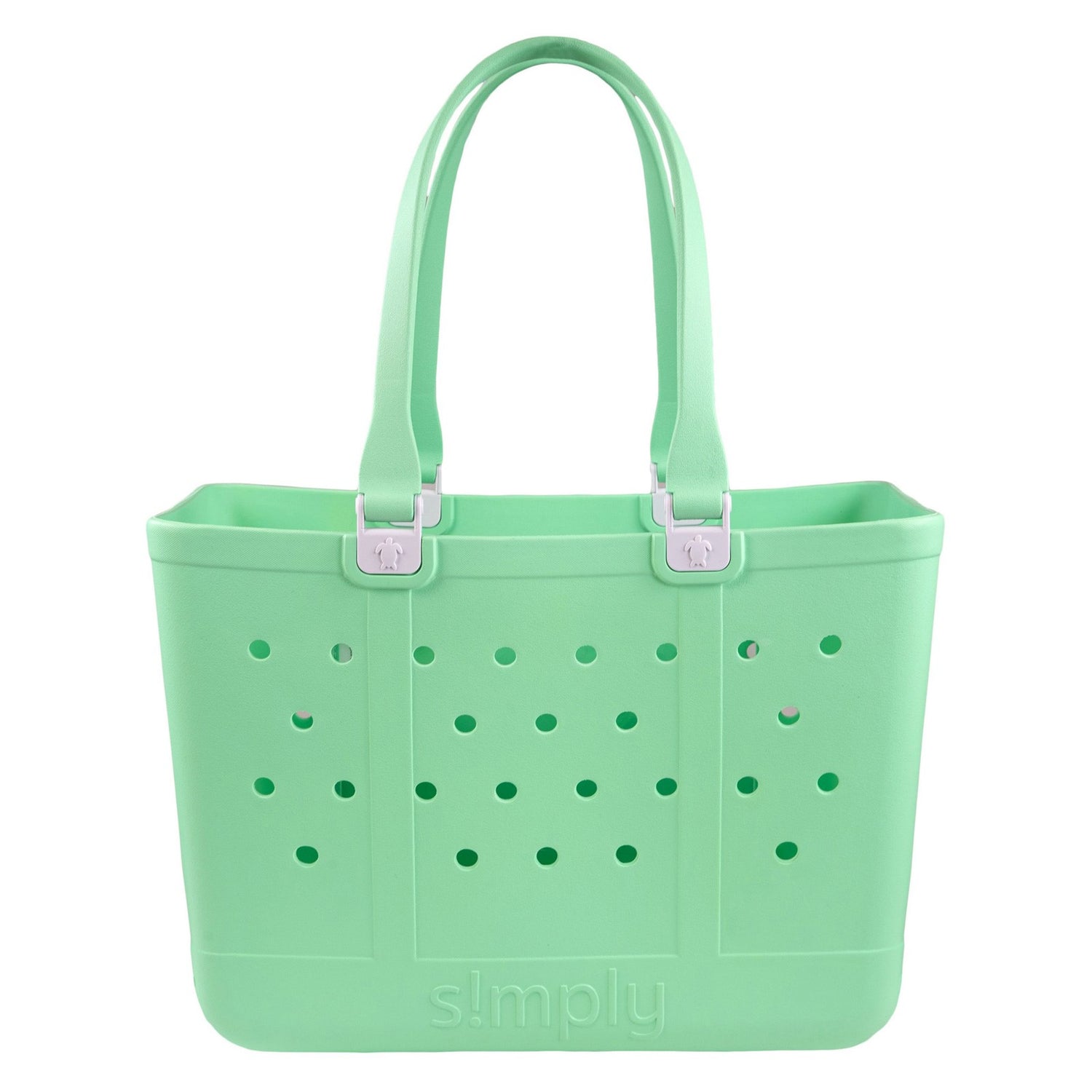 Peltz Shoes  Simply Southern Large Tote Bag Lime LG TOTE LIME