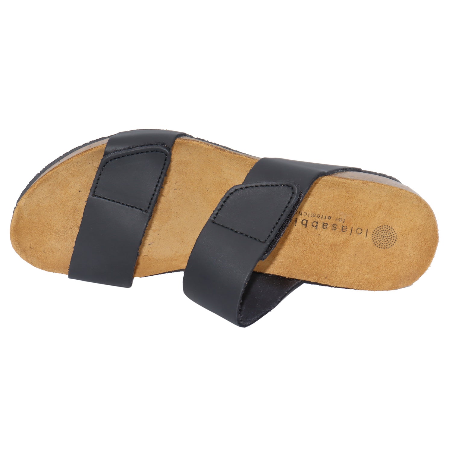 Peltz Shoes  Women's Eric Michael Liat Sandal BLACK LIAT BLACK LE