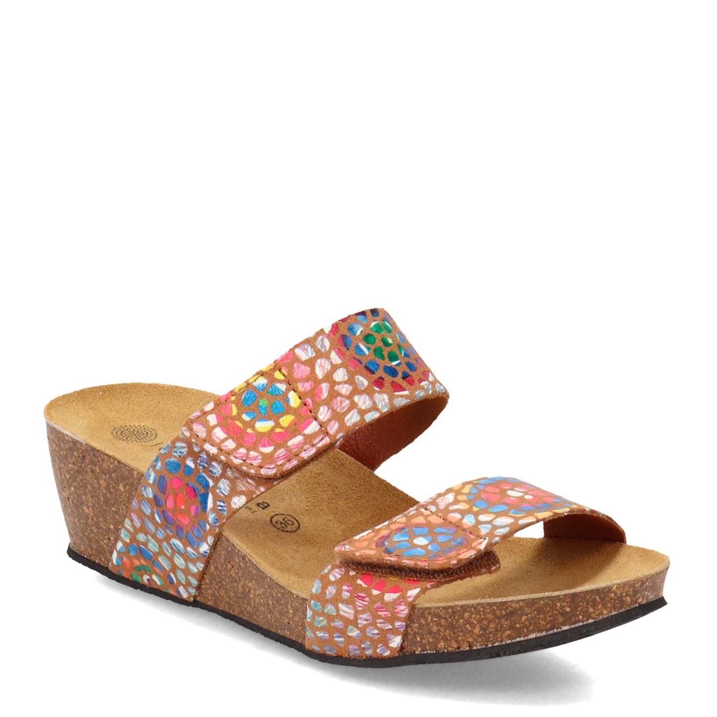 Peltz Shoes  Women's Eric Michael Liat Sandal MOSAIC FLORAL LIAT-MOSAIC
