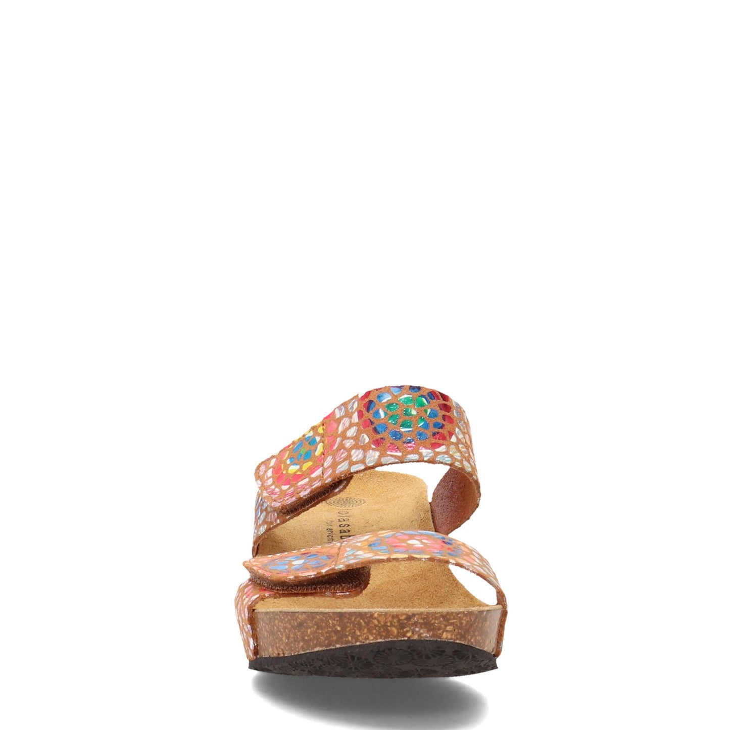 Peltz Shoes  Women's Eric Michael Liat Sandal MOSAIC FLORAL LIAT-MOSAIC