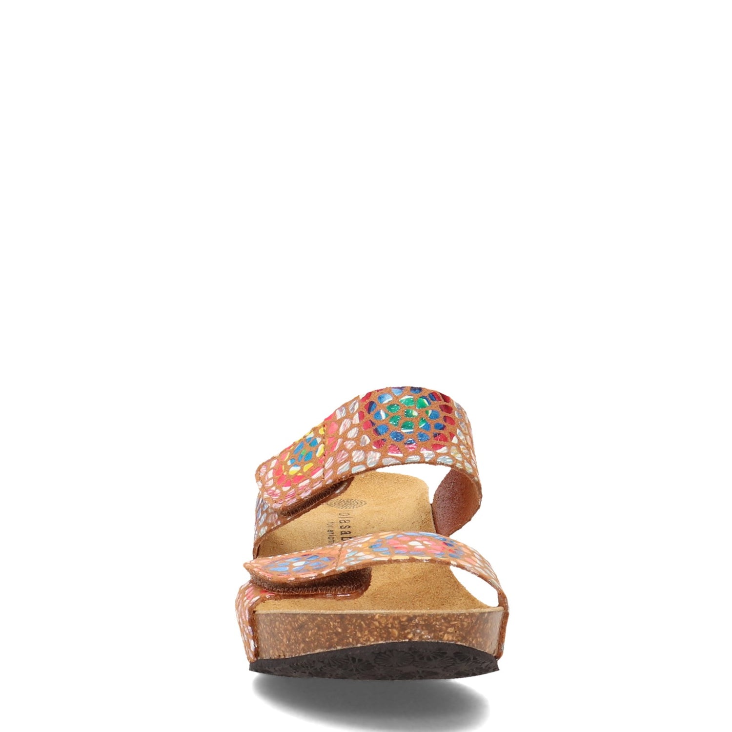 Peltz Shoes  Women's Eric Michael Liat Sandal MOSAIC FLORAL LIAT-MOSAIC