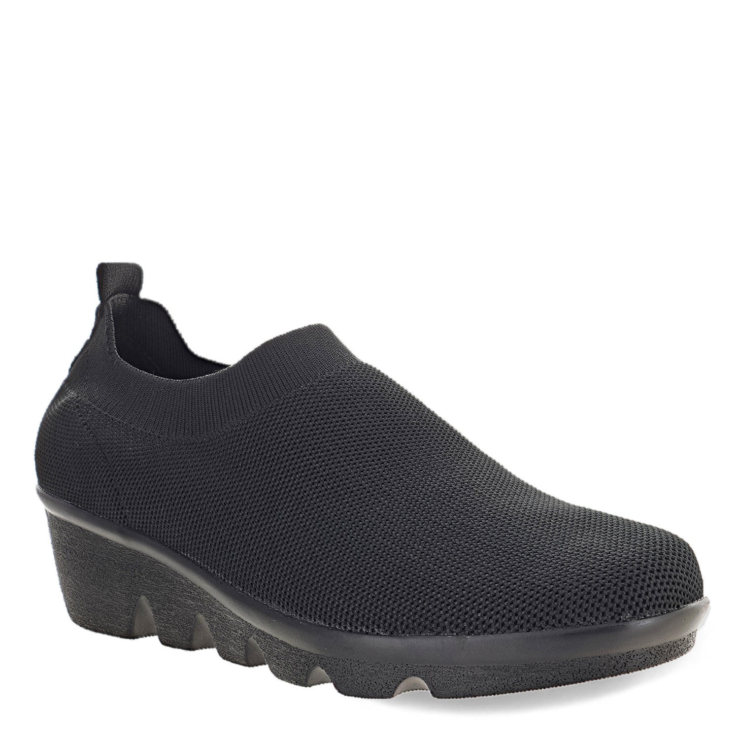 Peltz Shoes  Women's Bernie Mev Lihi Shiloh Slip-On BLACK LIHI SHILOH BK