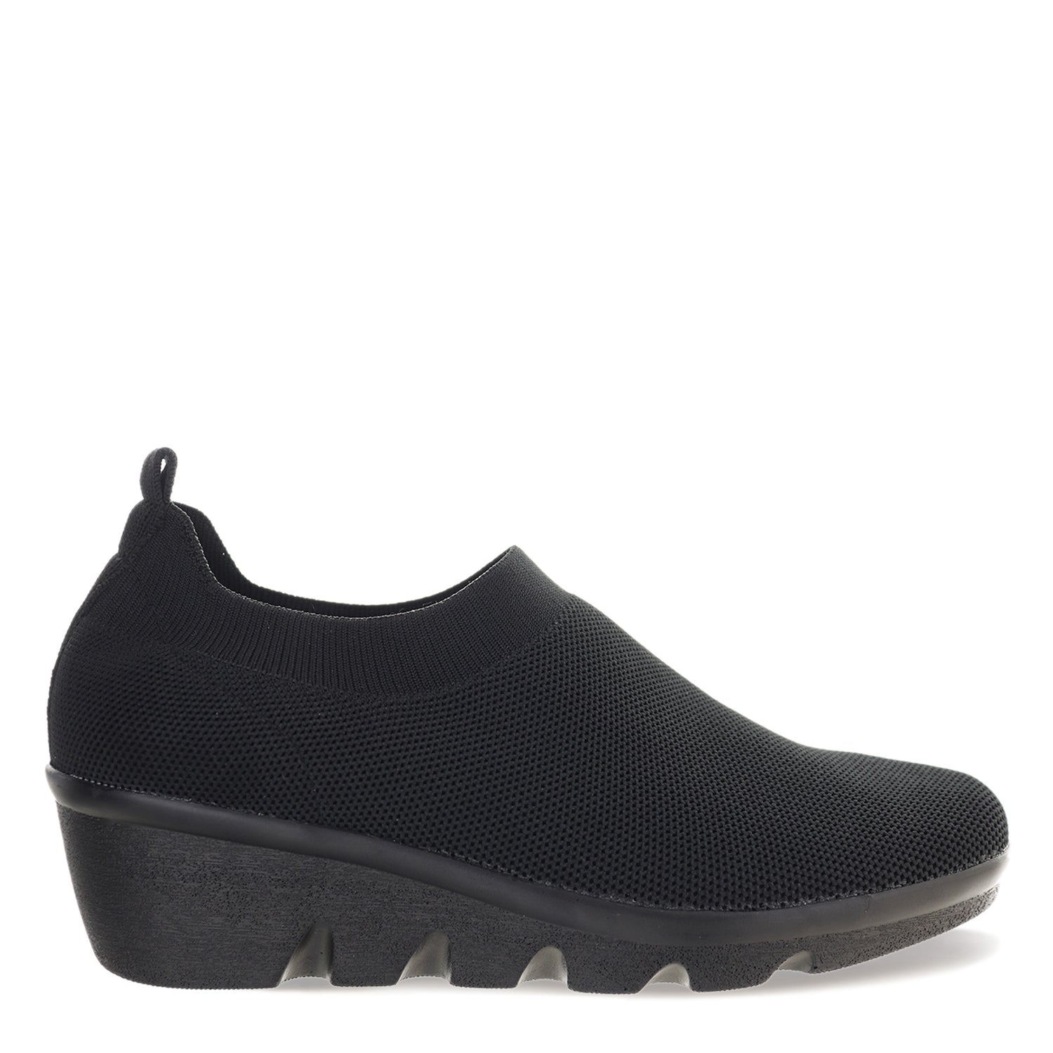 Peltz Shoes  Women's Bernie Mev Lihi Shiloh Slip-On BLACK LIHI SHILOH BK