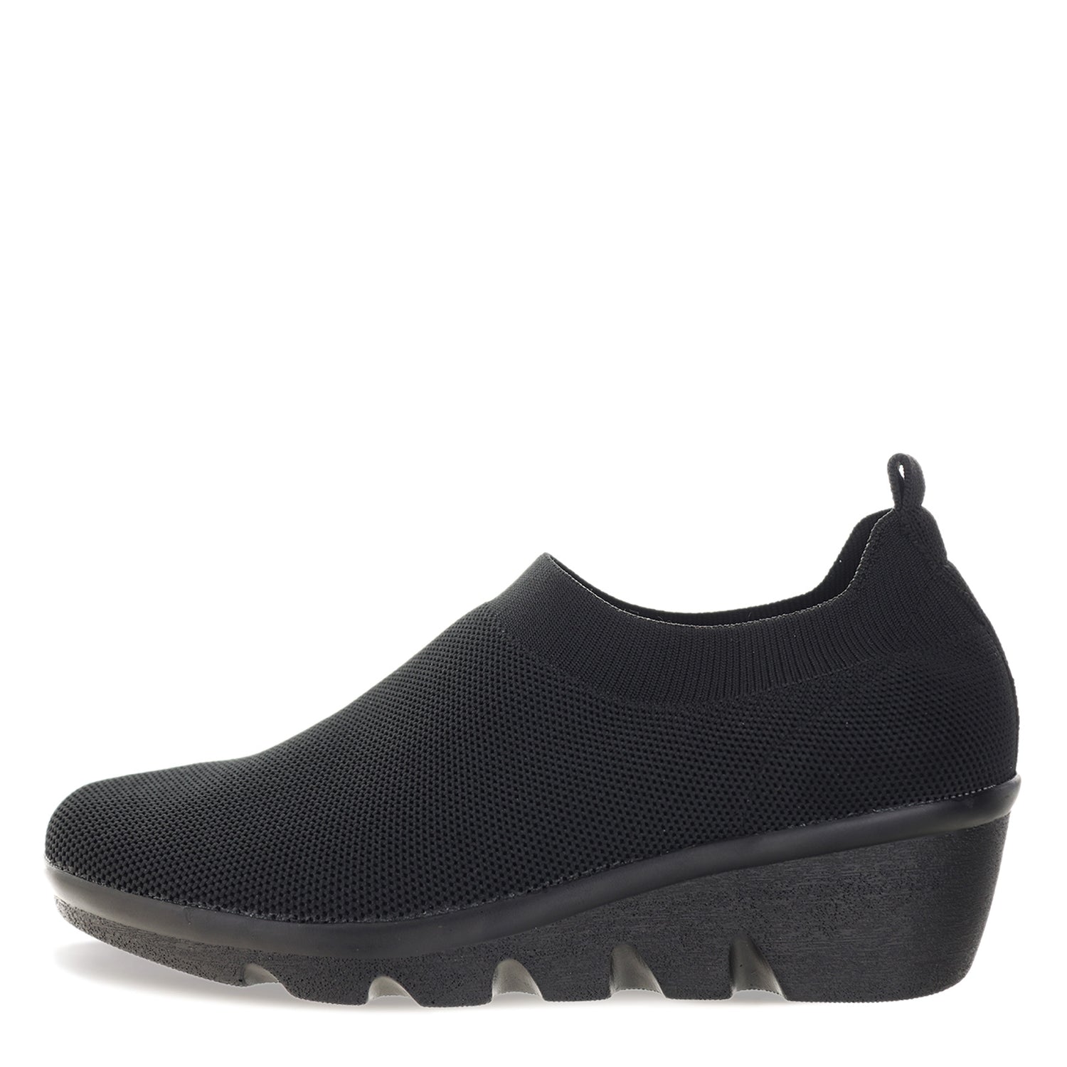 Peltz Shoes  Women's Bernie Mev Lihi Shiloh Slip-On BLACK LIHI SHILOH BK
