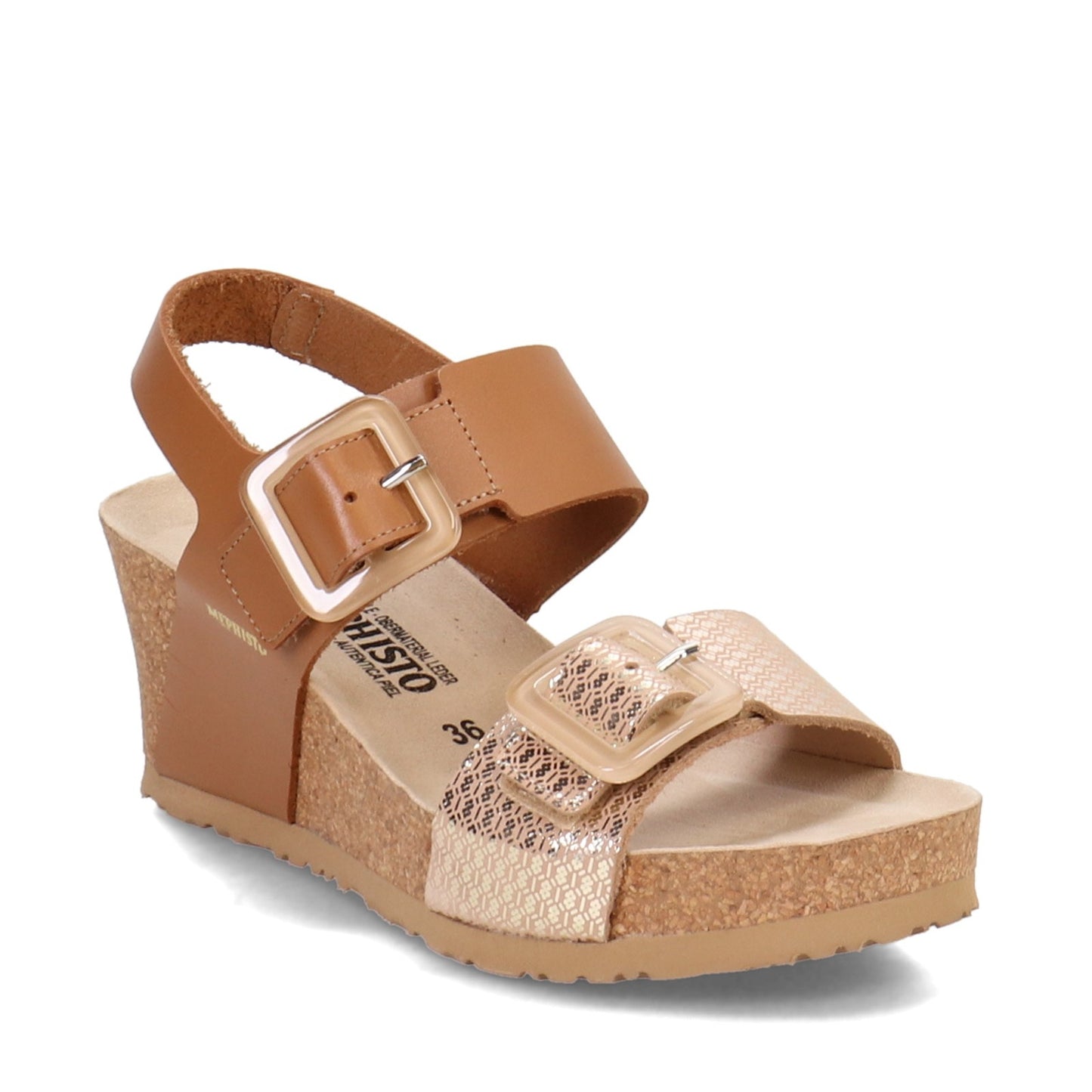 Peltz Shoes  Women's Mephisto Lissia Sandal CAMEL LISSIA-237