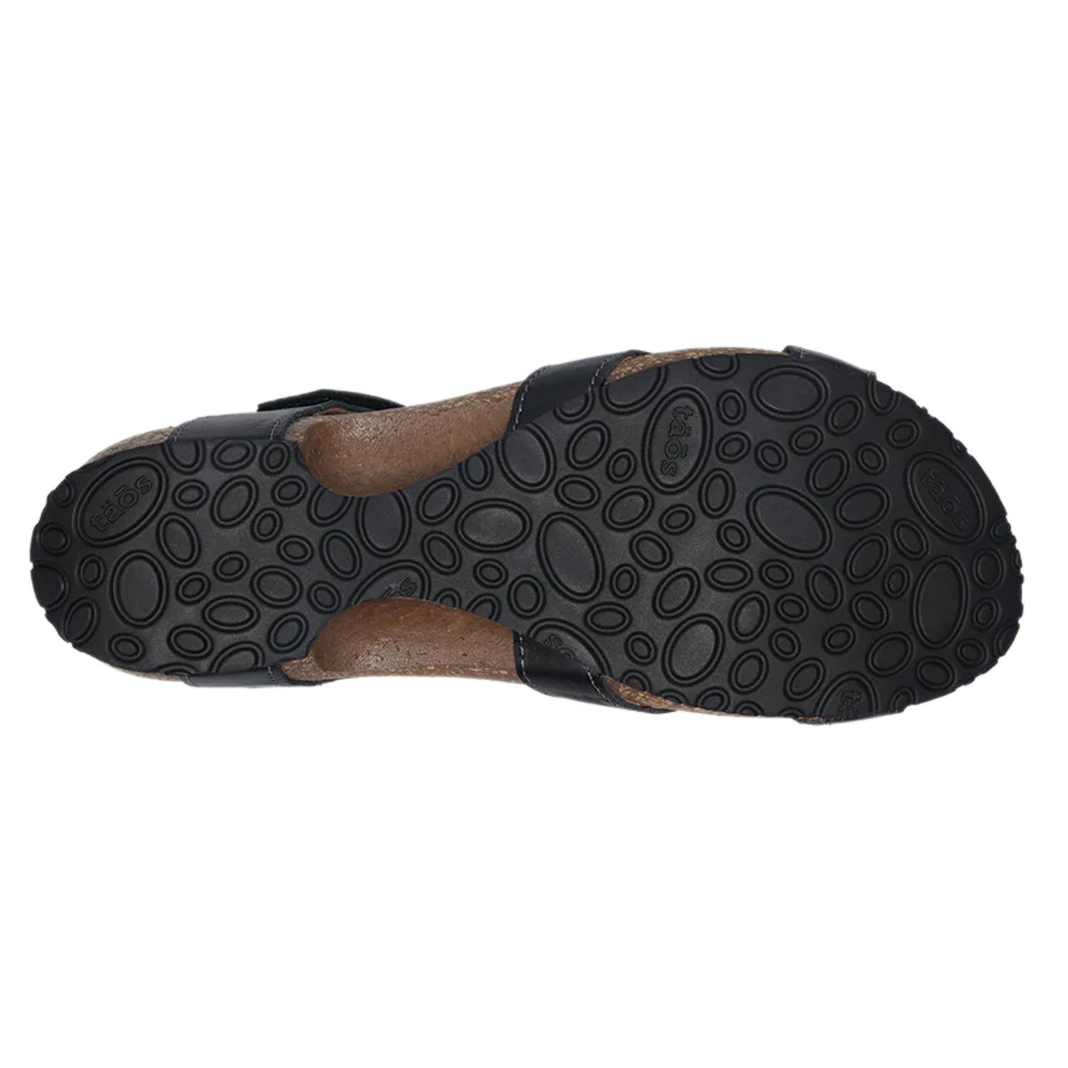 Peltz Shoes  Women's Taos Locke Sandal Black LOK-4709-BLK