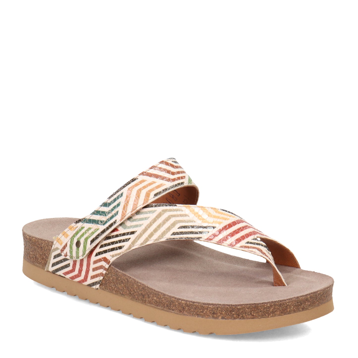 Peltz Shoes  Women's Taos Lola Sandal Geometric Multi LOL-5911-GEOM