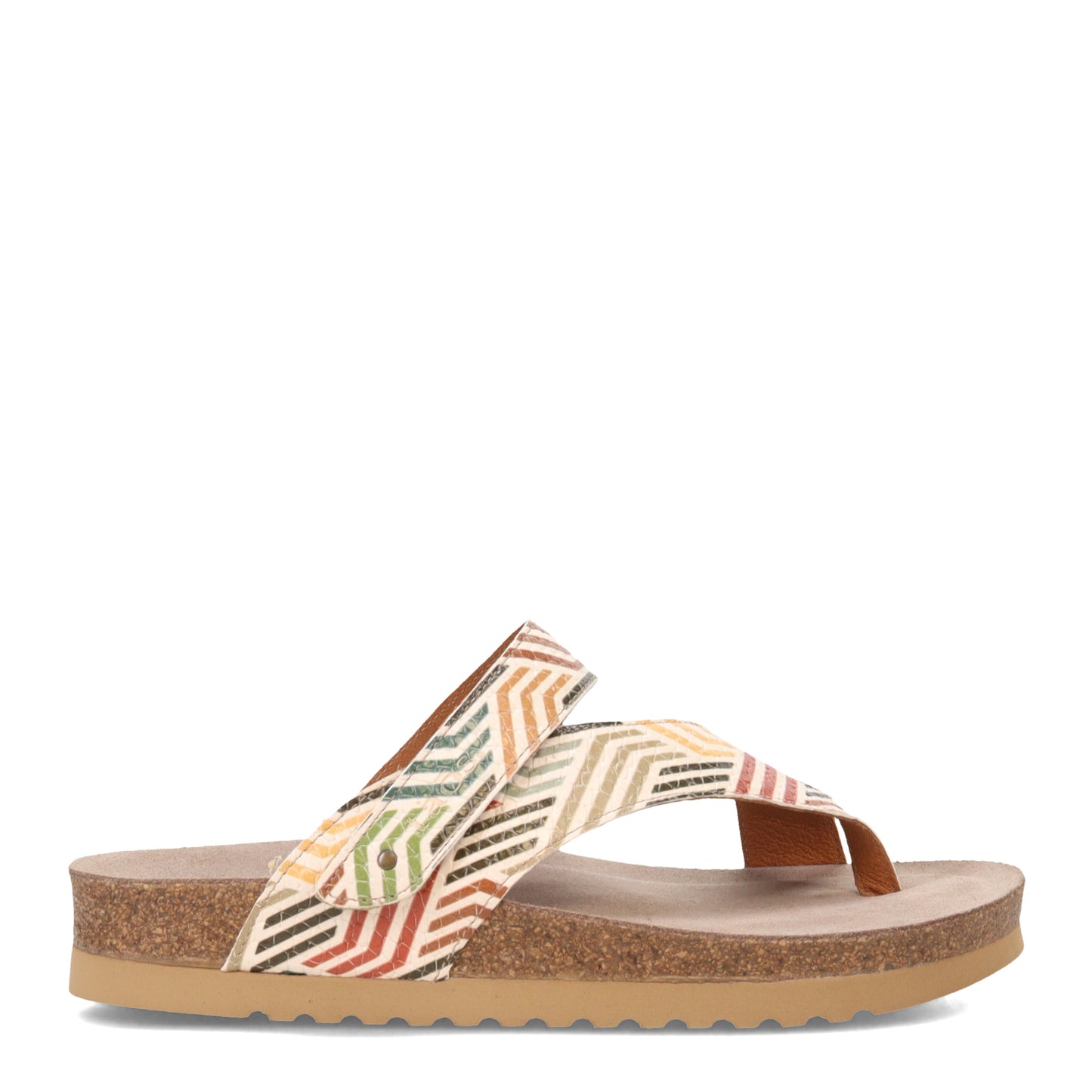 Peltz Shoes  Women's Taos Lola Sandal Geometric Multi LOL-5911-GEOM