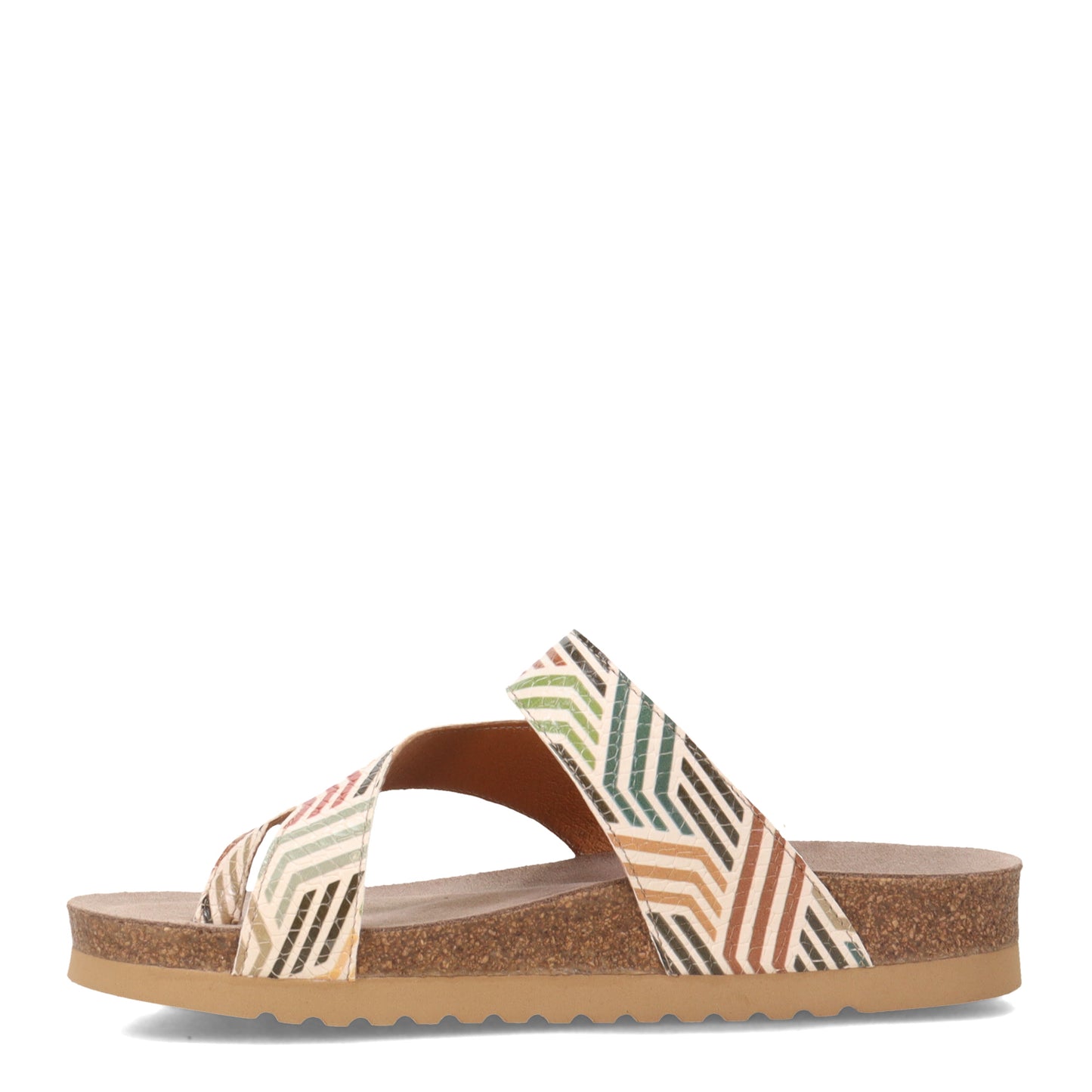 Peltz Shoes  Women's Taos Lola Sandal Geometric Multi LOL-5911-GEOM