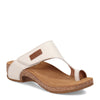 Peltz Shoes  Women's Taos Loop Sandal Off White LOP-4705-OFWH