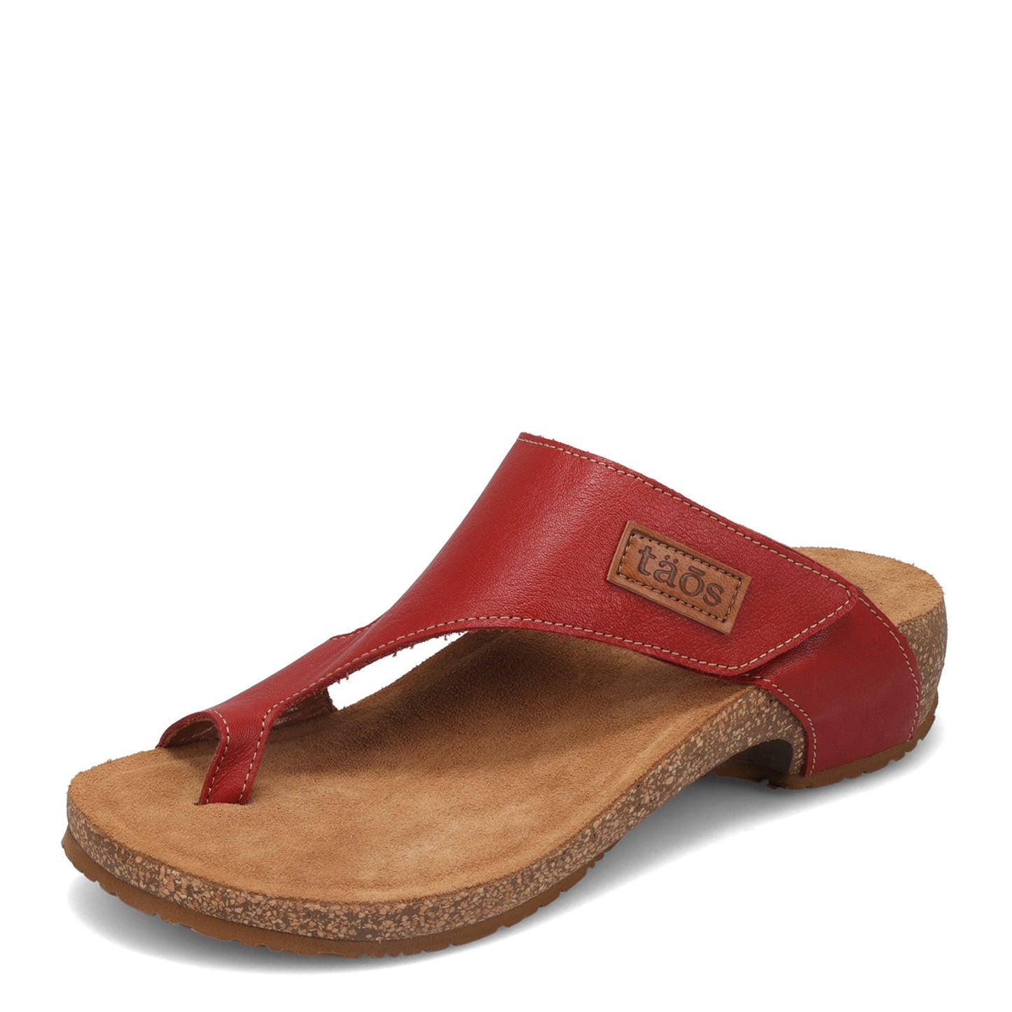 Peltz Shoes  Women's Taos Loop Sandal Red LOP-4705-RED
