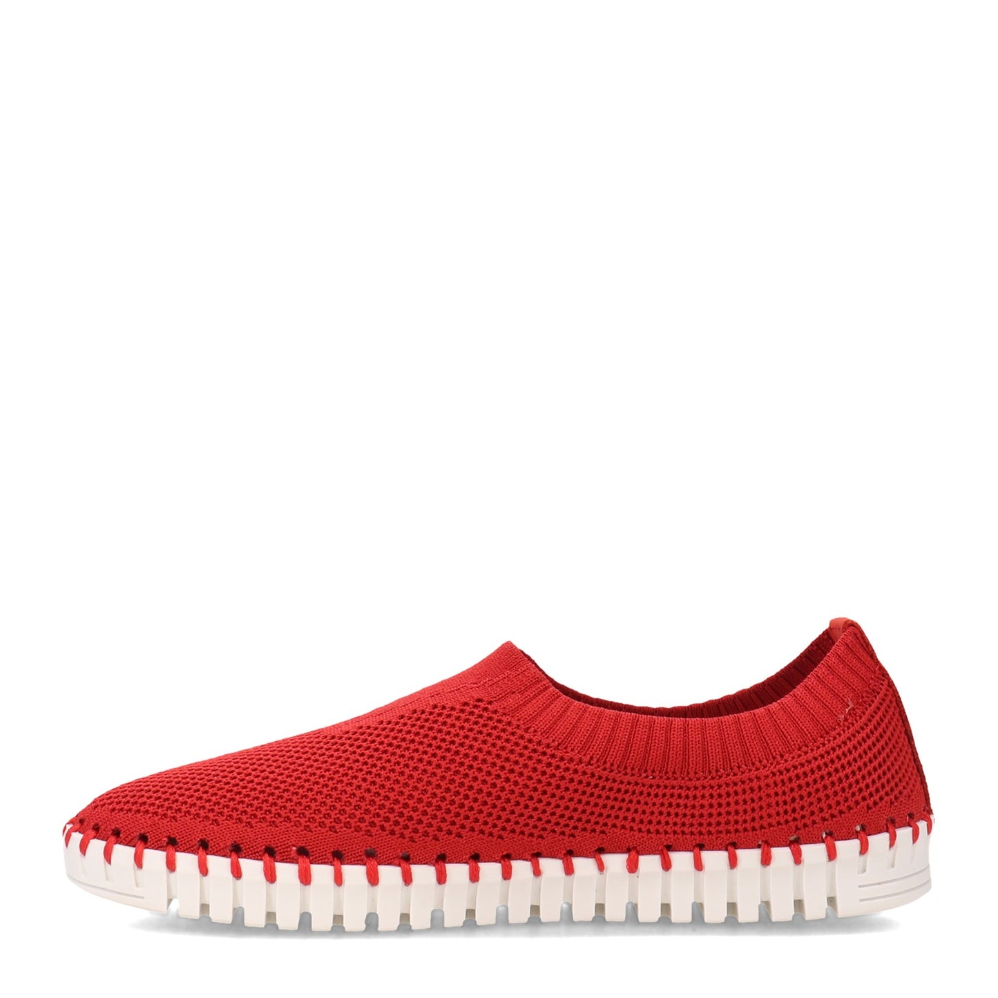 Peltz Shoes  Women's Eric Michael Lucy Slip-On RED BEAN LUCY-RED