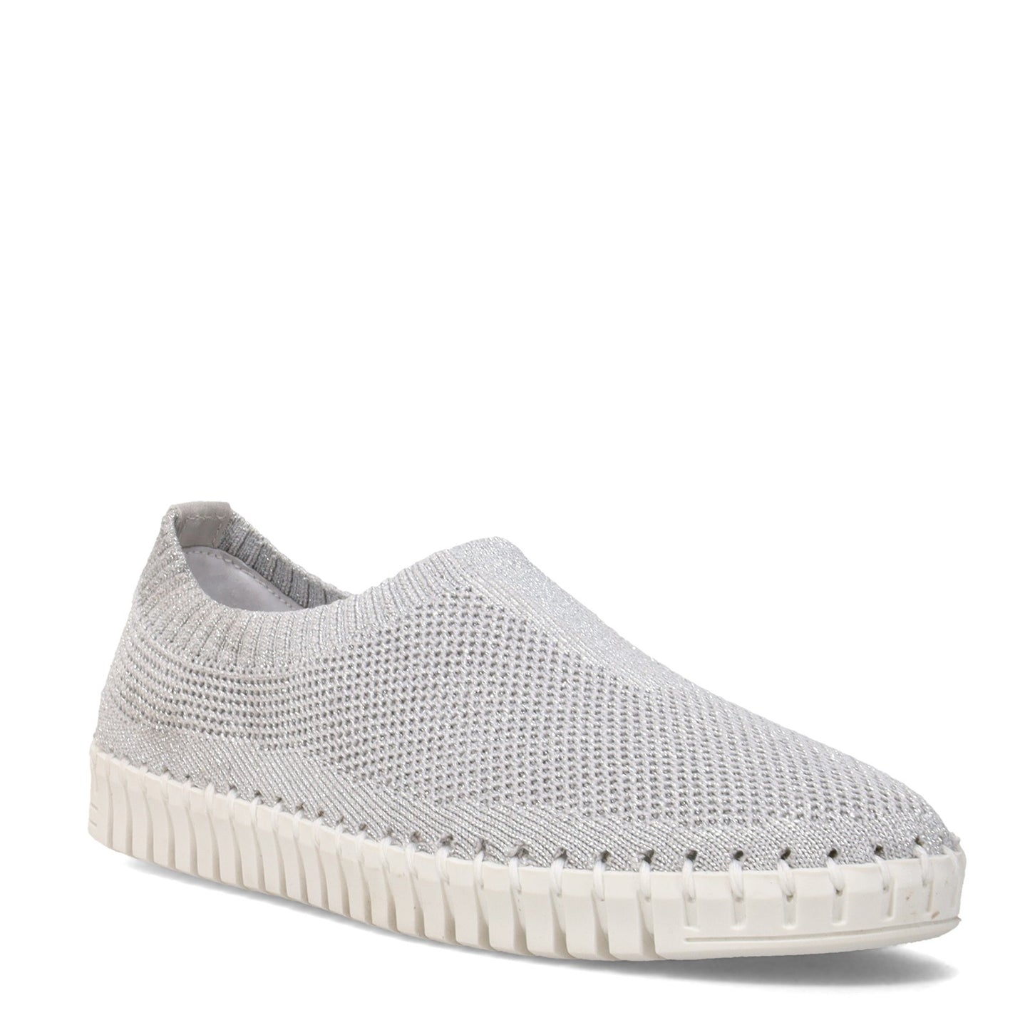Peltz Shoes  Women's Eric Michael Lucy Slip-On SILVER LUCY-SILVER