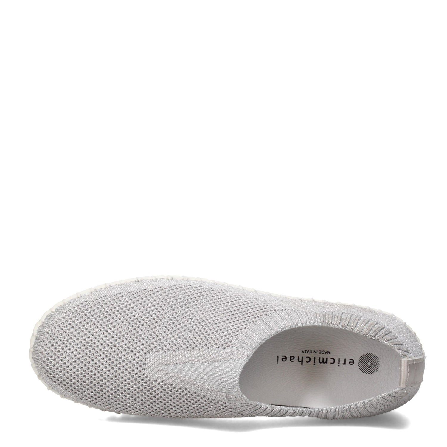 Peltz Shoes  Women's Eric Michael Lucy Slip-On SILVER LUCY-SILVER