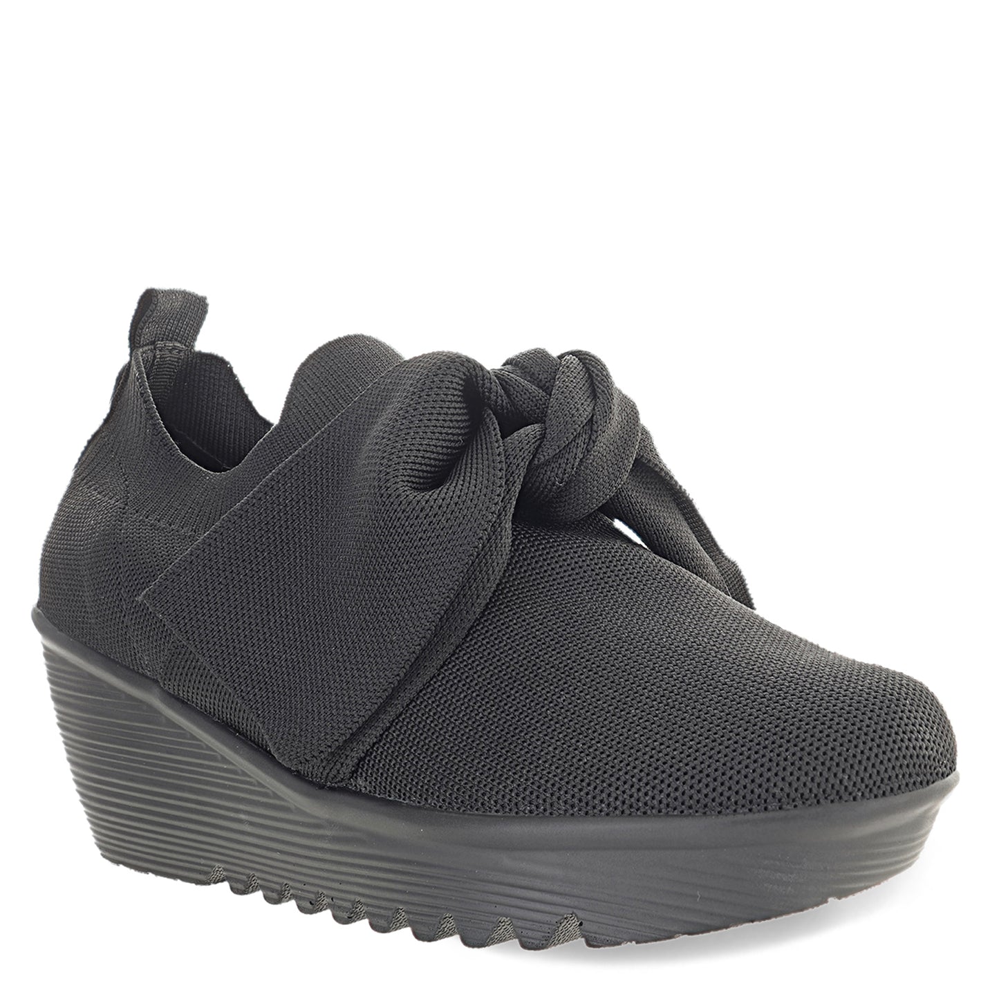 Peltz Shoes  Women's Bernie Mev Lulia Serenity Slip-On BLACK LULIA SER BK