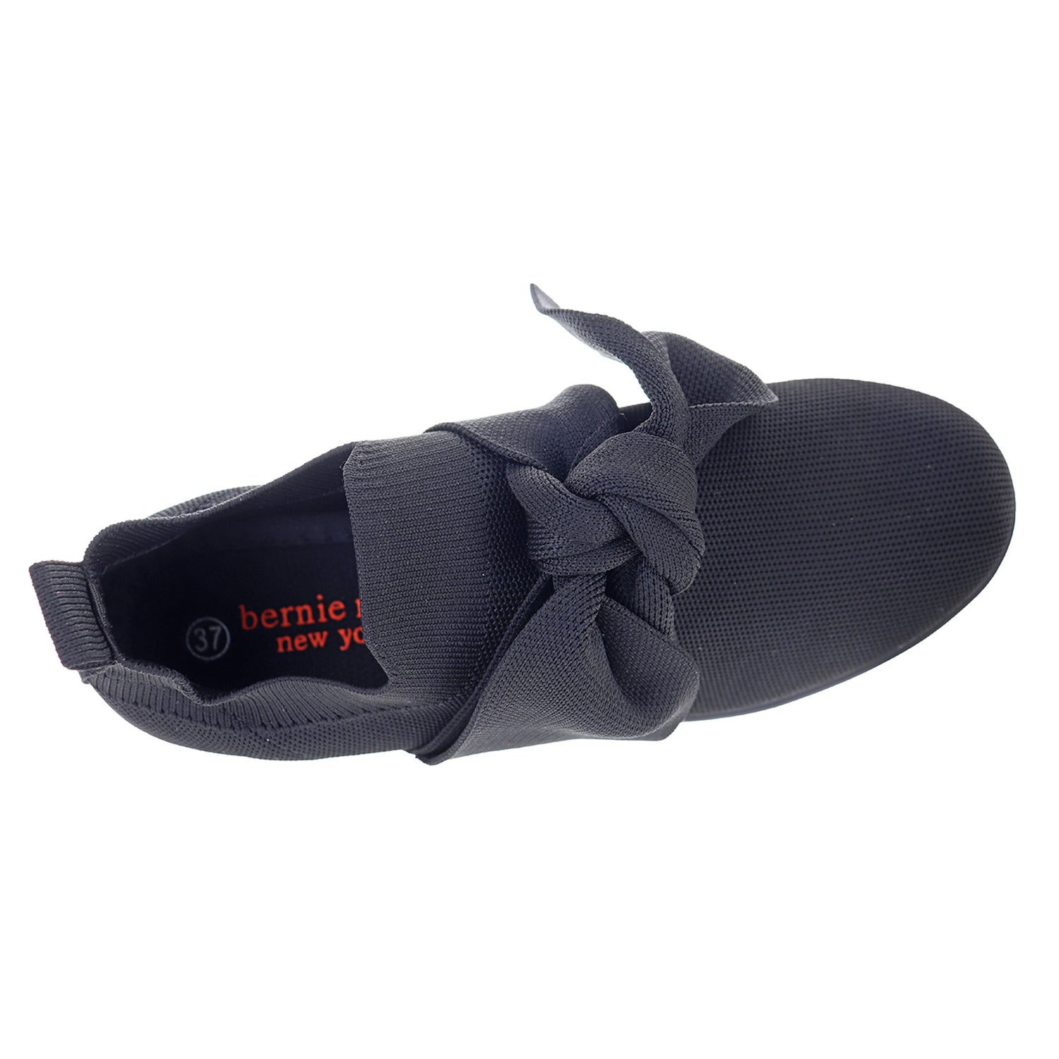 Peltz Shoes  Women's Bernie Mev Lulia Serenity Slip-On BLACK LULIA SER BK