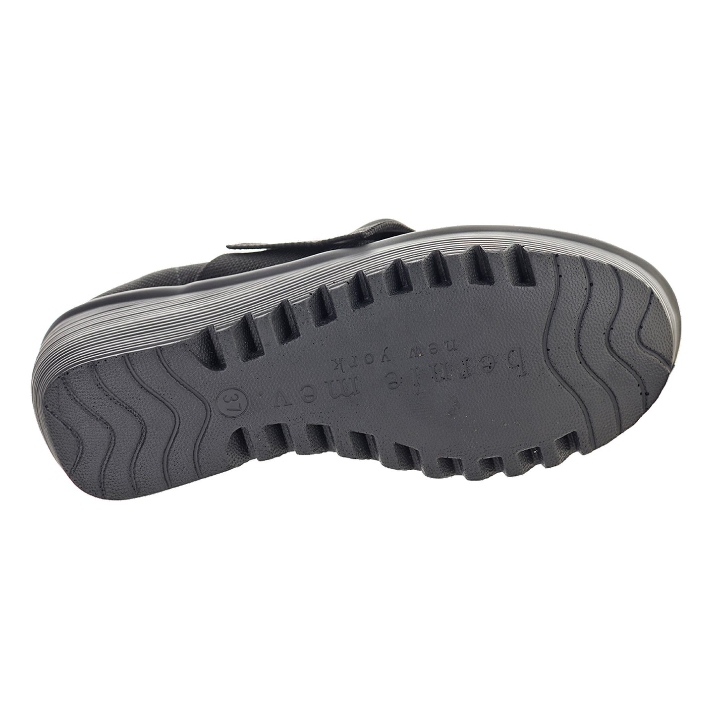 Peltz Shoes  Women's Bernie Mev Lulia Serenity Slip-On BLACK LULIA SER BK