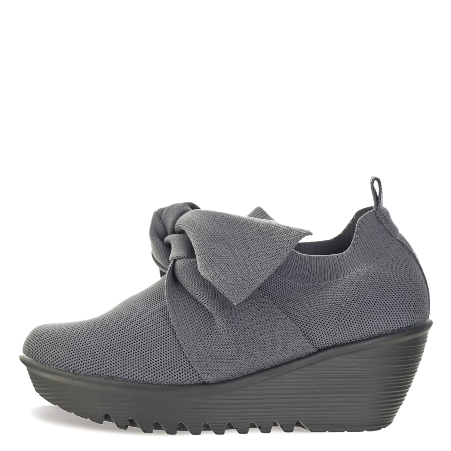 Peltz Shoes  Women's Bernie Mev Lulia Serenity Slip-On DARK GREY LULIA SER DKGRY