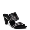 Peltz Shoes  Women's Onex Lydia-L Sandal BLACK LYDIAL-BLACK