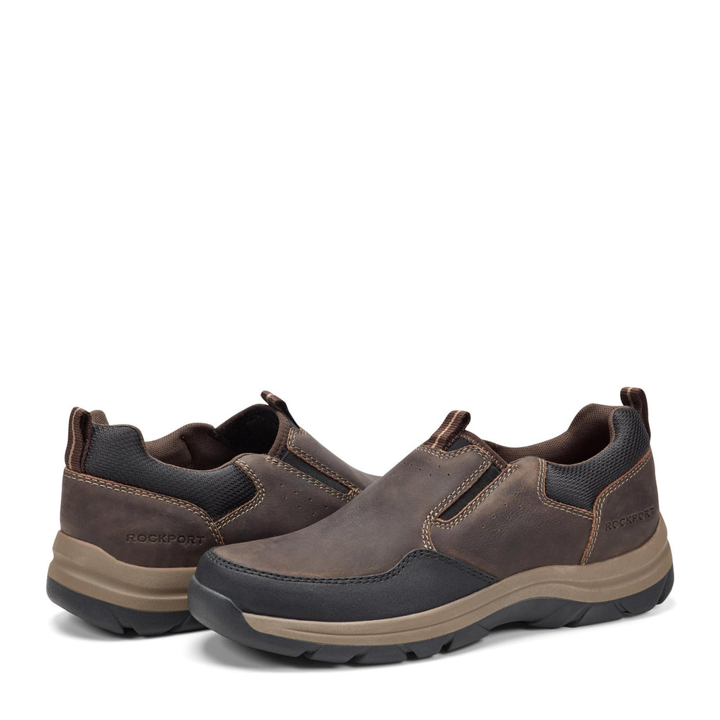 Men's Rockport Falcon Slip-On DARK BROWN M-FALCON-DBR01