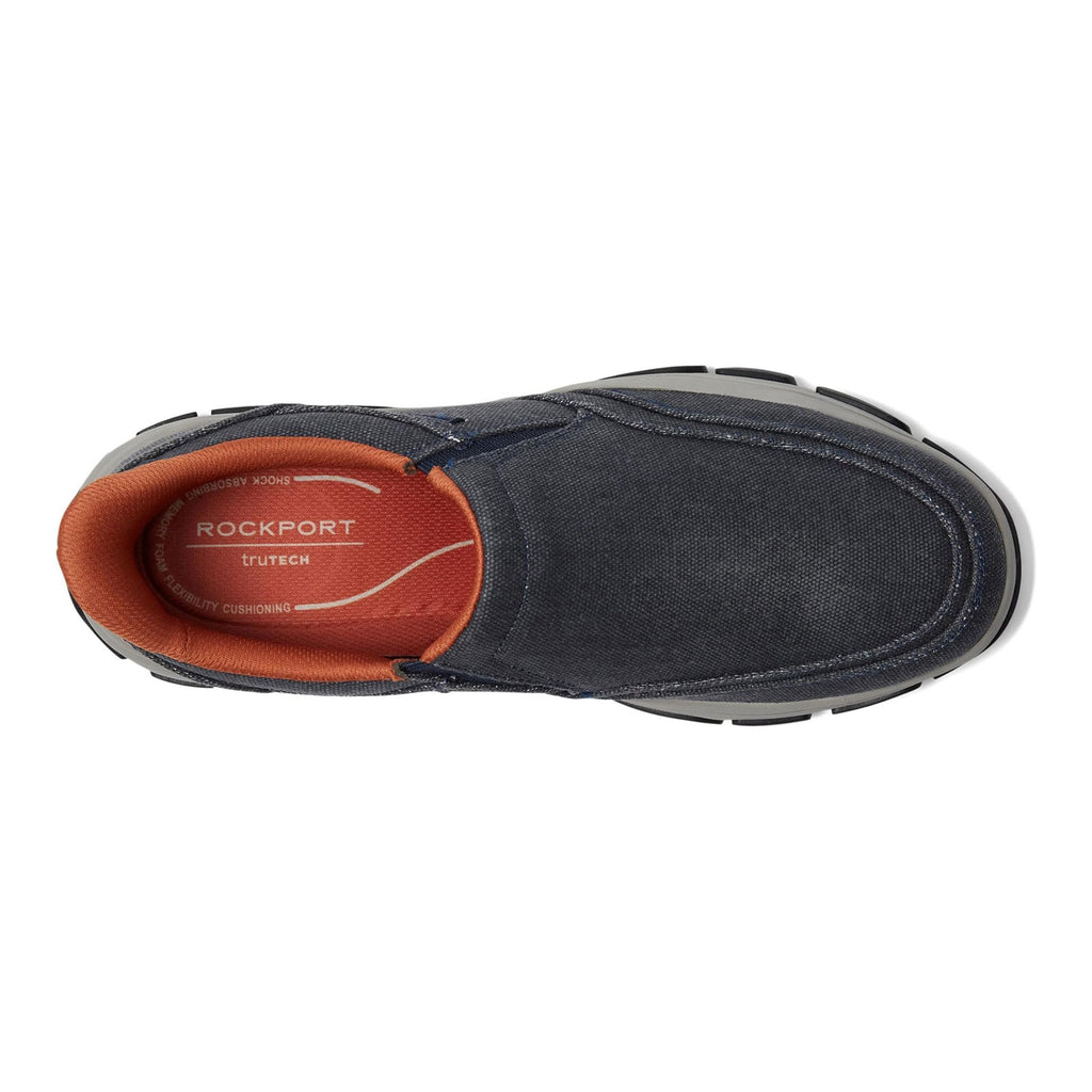 Men's Rockport Reece Sneaker DARK BLUE/BROWN M-REECE2-400