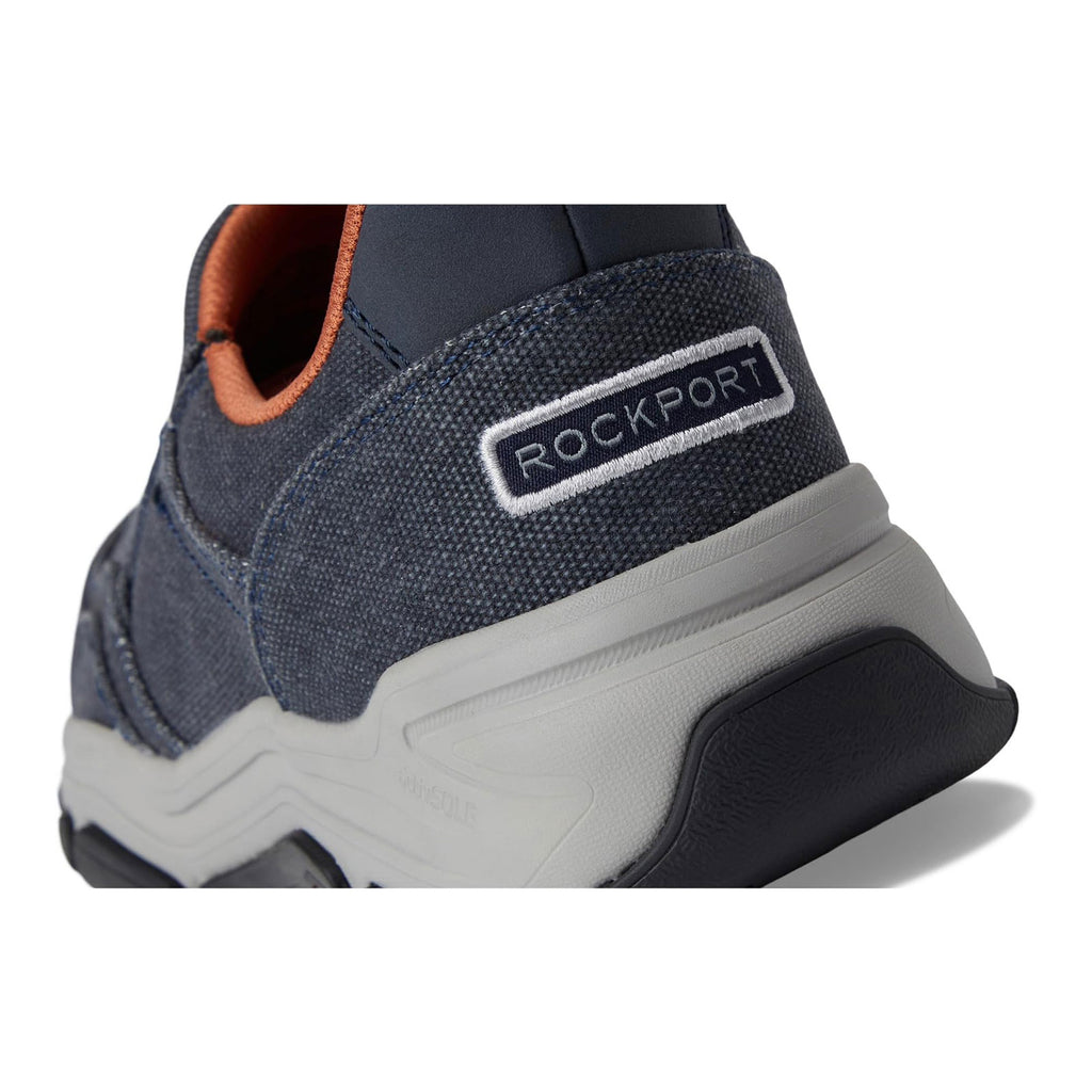 Men's Rockport Reece Sneaker DARK BLUE/BROWN M-REECE2-400