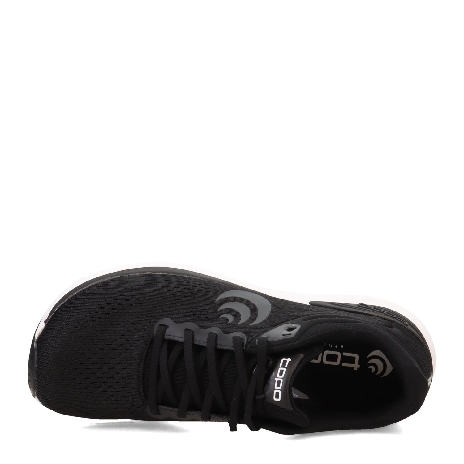 Peltz Shoes  Men's Topo Ultrafly 4 Running Shoe BLACK / WHITE M056-BLKWHT