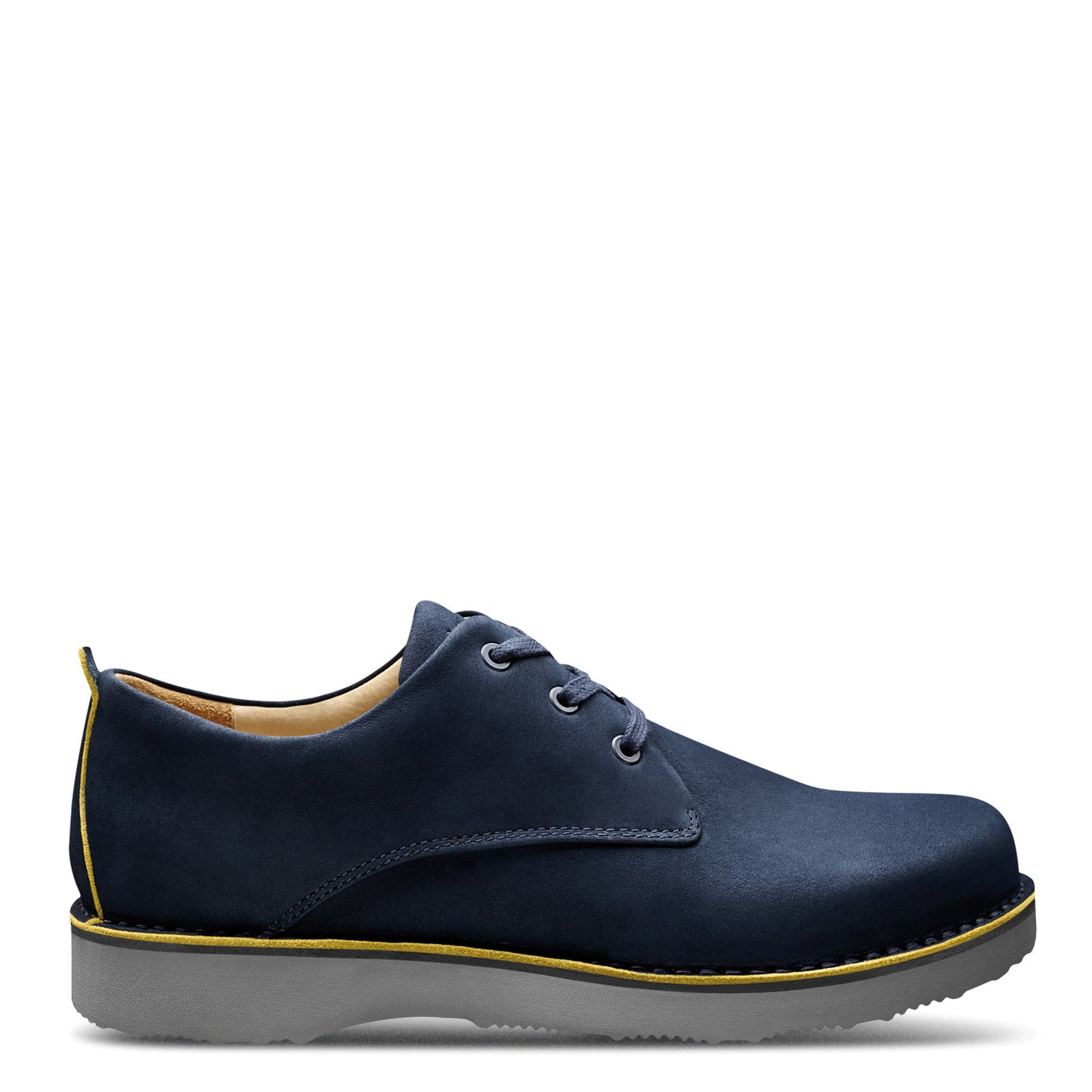 Peltz Shoes  Men's Samuel Hubbard Hubbard Free Oxford NAVY NUBUCK M1100-016