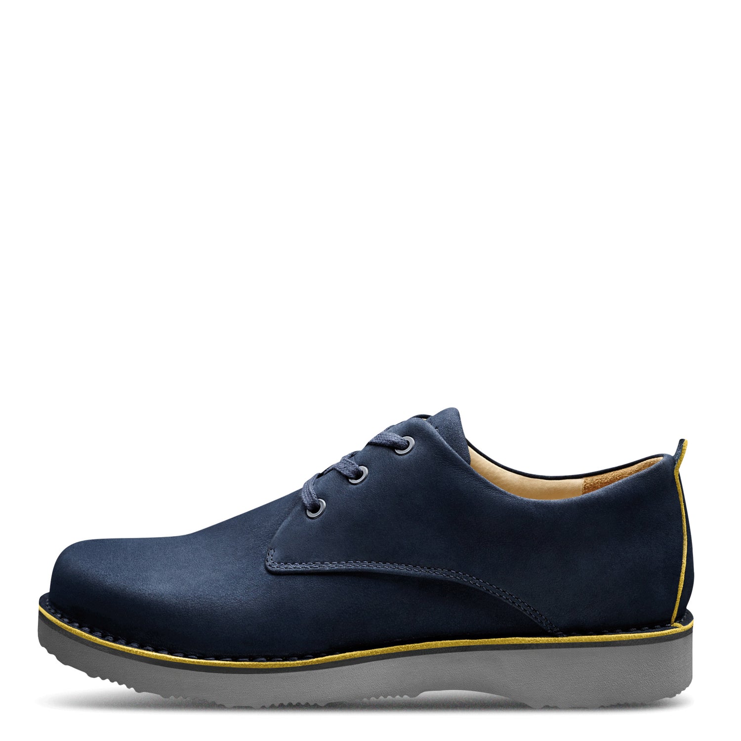 Peltz Shoes  Men's Samuel Hubbard Hubbard Free Oxford NAVY NUBUCK M1100-016