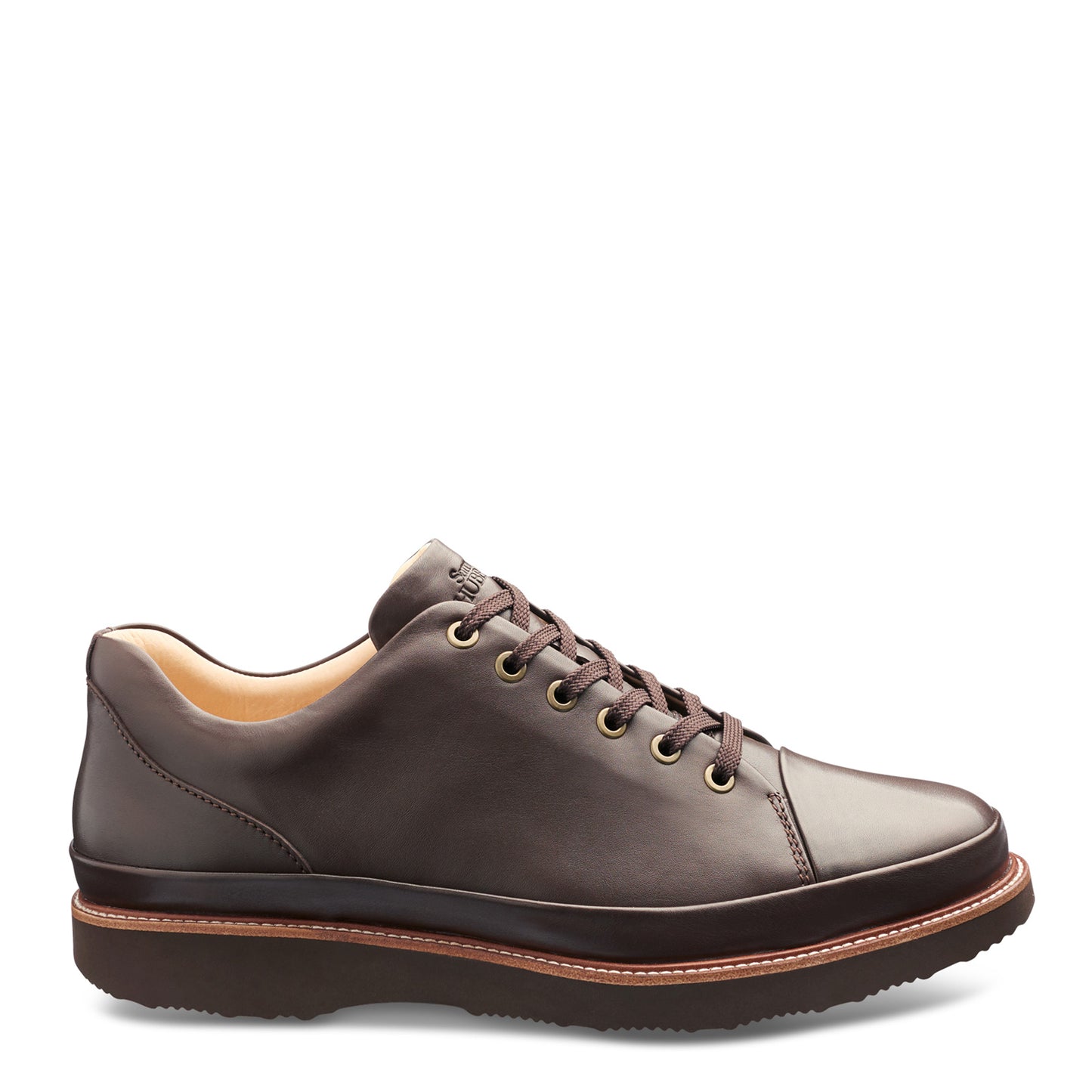 Peltz Shoes  Men's Samuel Hubbard Hubbard DressFast Oxford DARK BROWN M1310-061