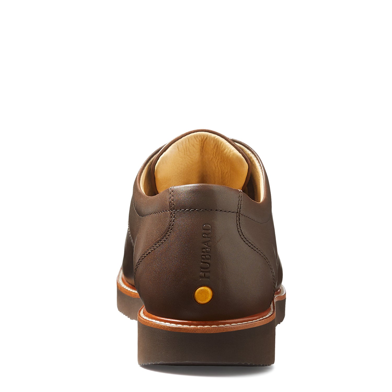 Peltz Shoes  Men's Samuel Hubbard Founder Oxford BROWN M2100-041