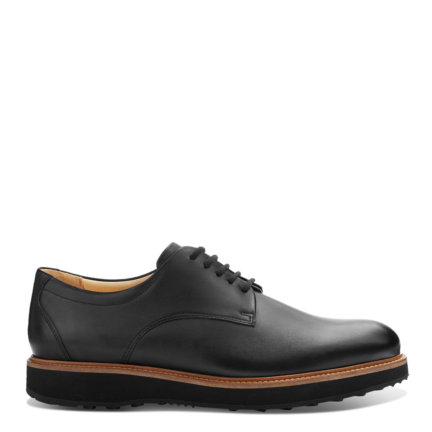 Peltz Shoes  Men's Samuel Hubbard Rainy Day Founder Oxford BLACK M2110-048