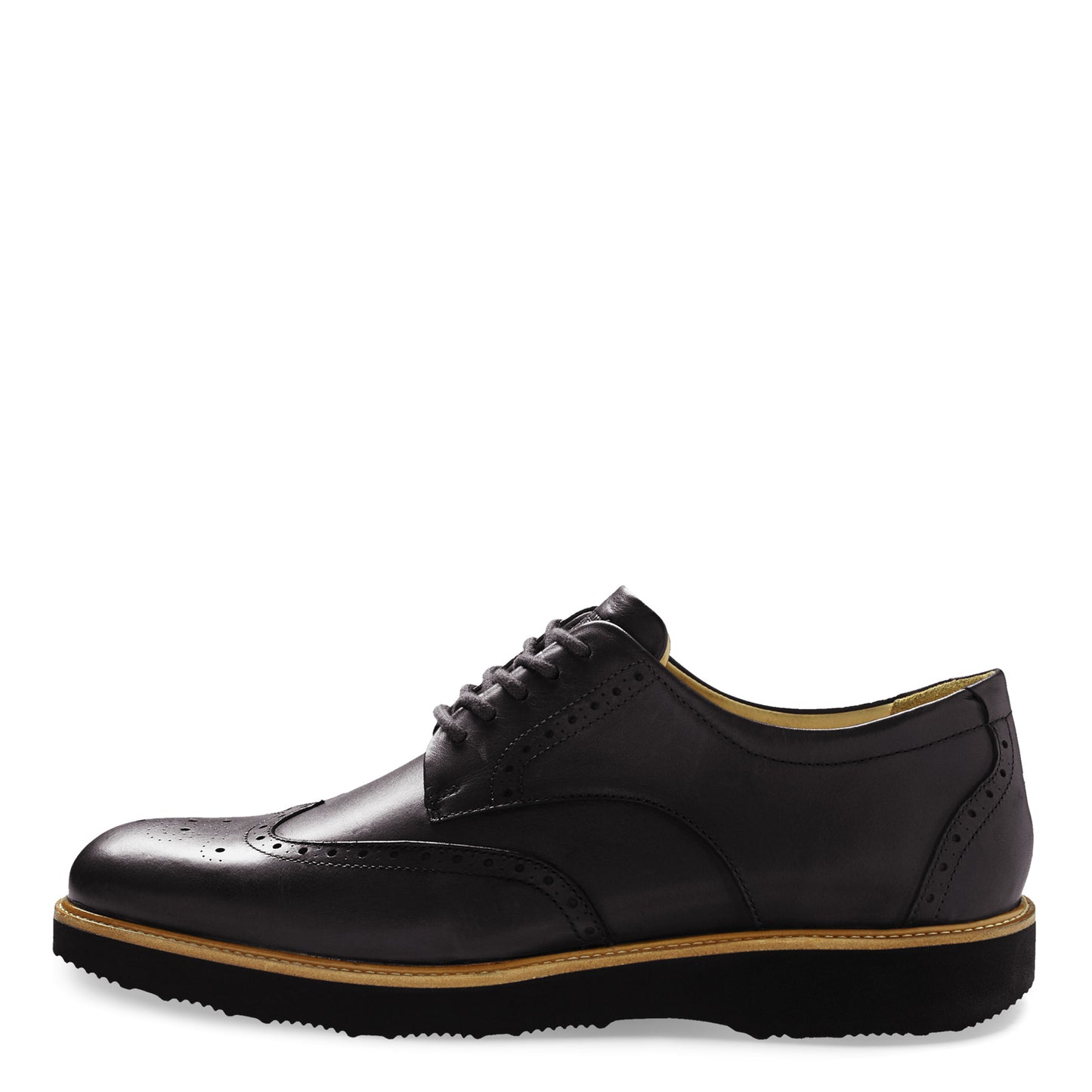 Peltz Shoes  Men's Samuel Hubbard Tipping Point Oxford BLACK M2130-048