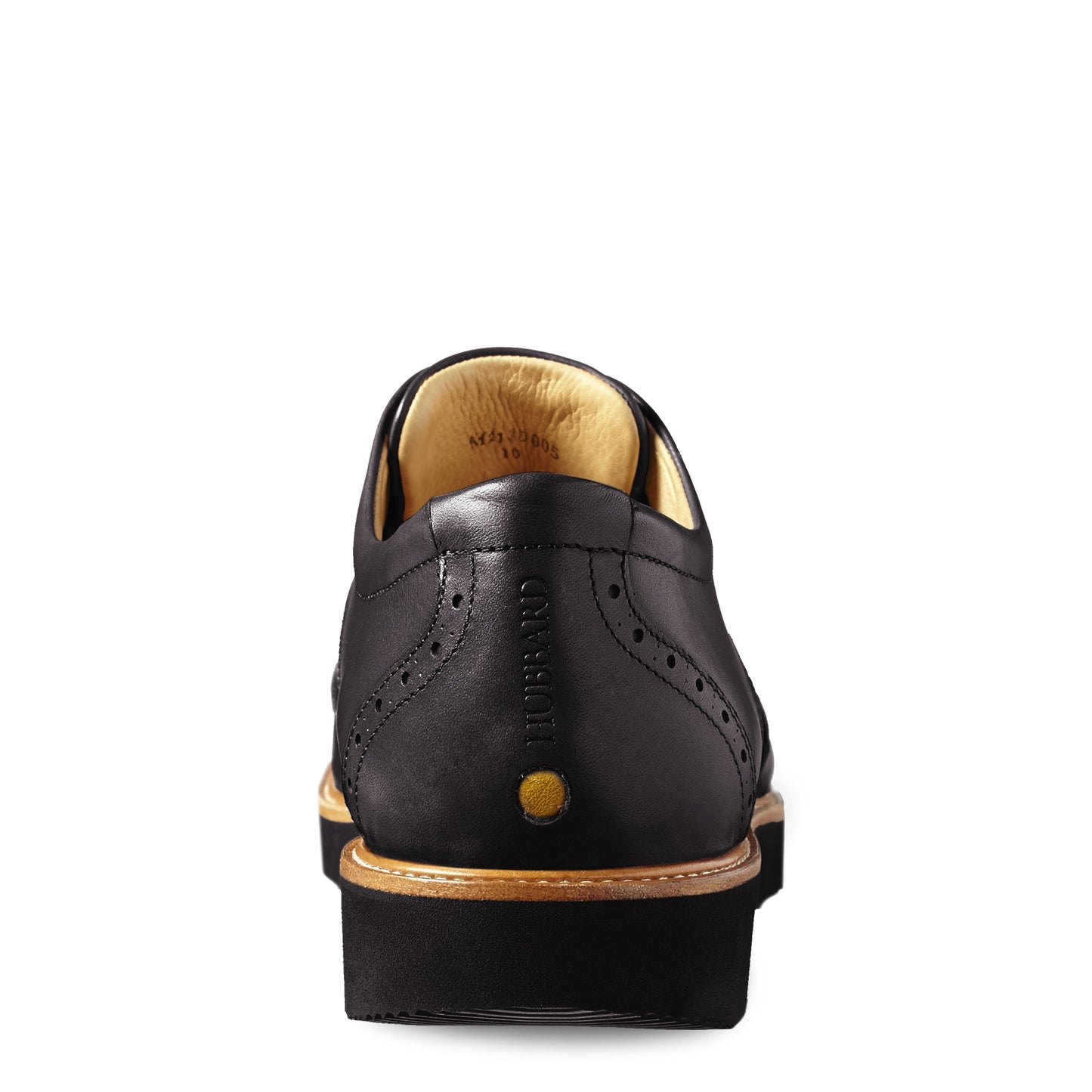 Peltz Shoes  Men's Samuel Hubbard Tipping Point Oxford BLACK M2130-048