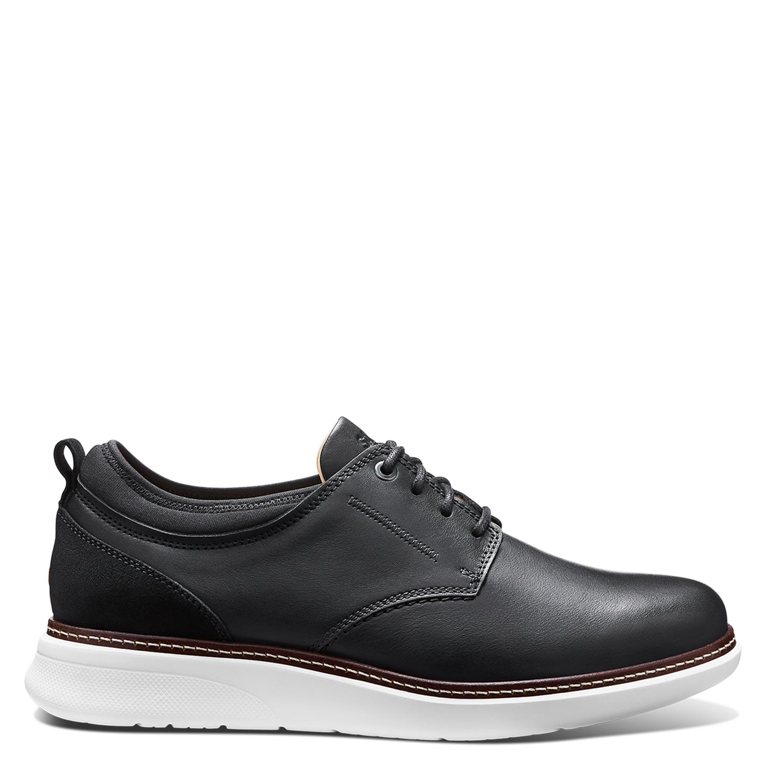 Peltz Shoes  Men's Samuel Hubbard Rafael Lace-Up Black Leather M2165-048