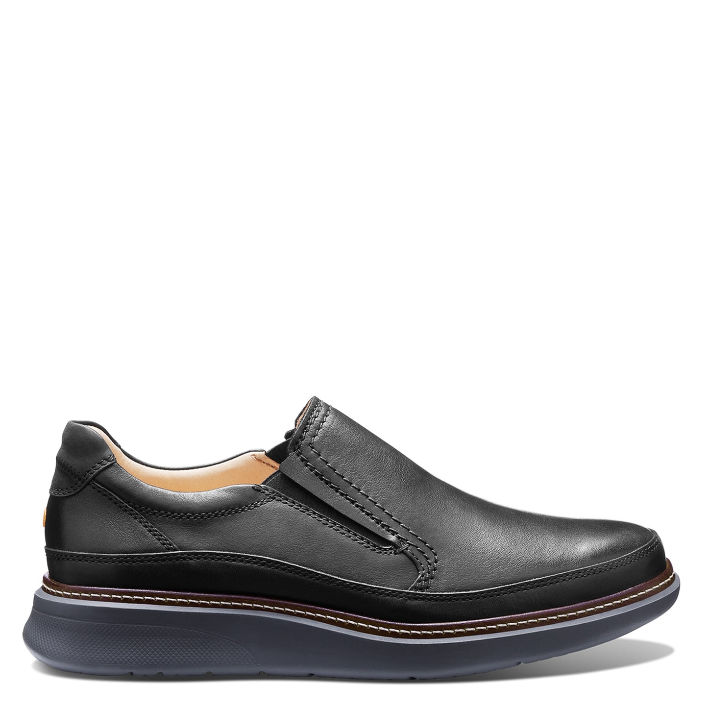 Peltz Shoes  Men's Samuel Hubbard Rafael Slip-On Black Leather M2166-048