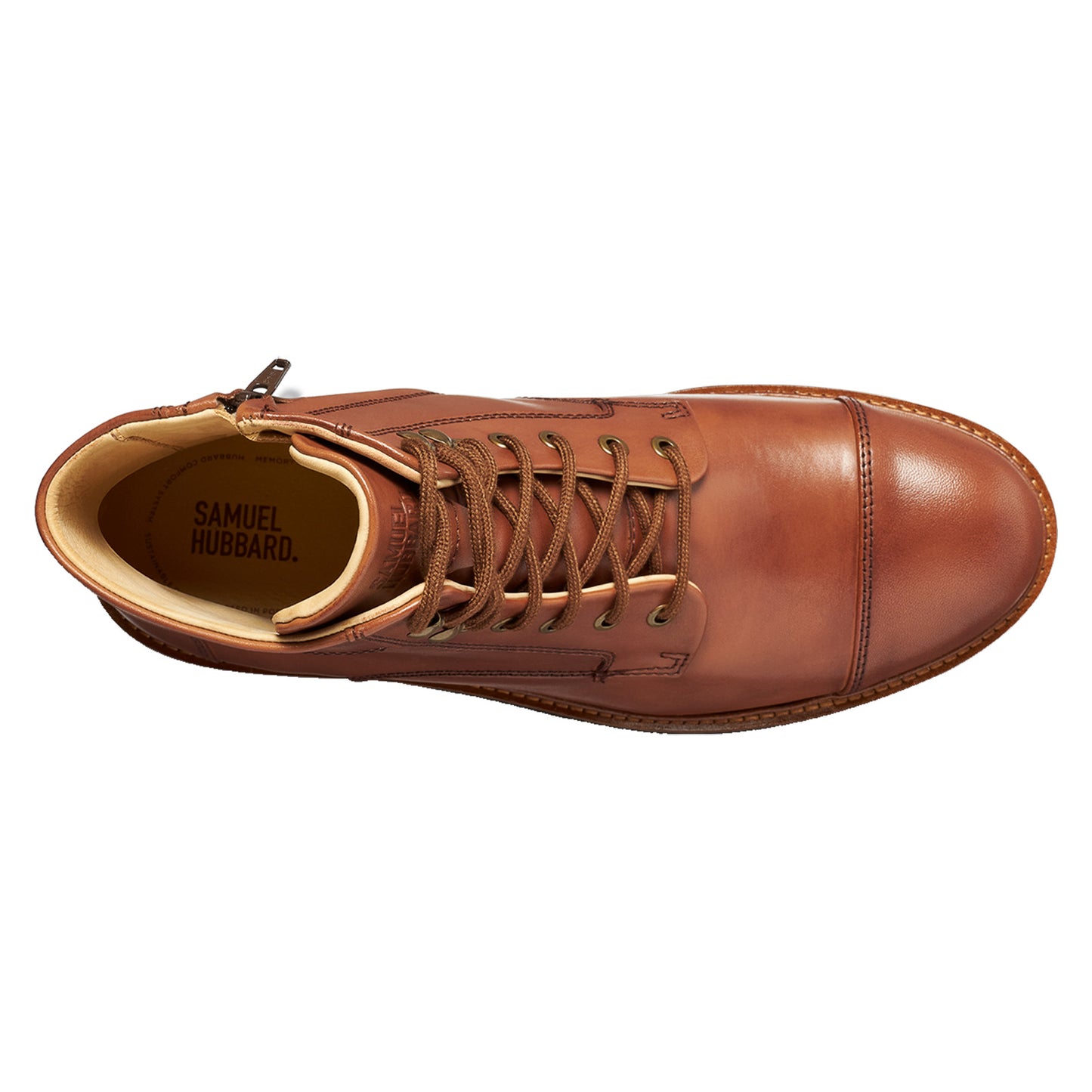 Peltz Shoes  Men's Samuel Hubbard Uptown Maverick Boot Whiskey Tan M2176-065